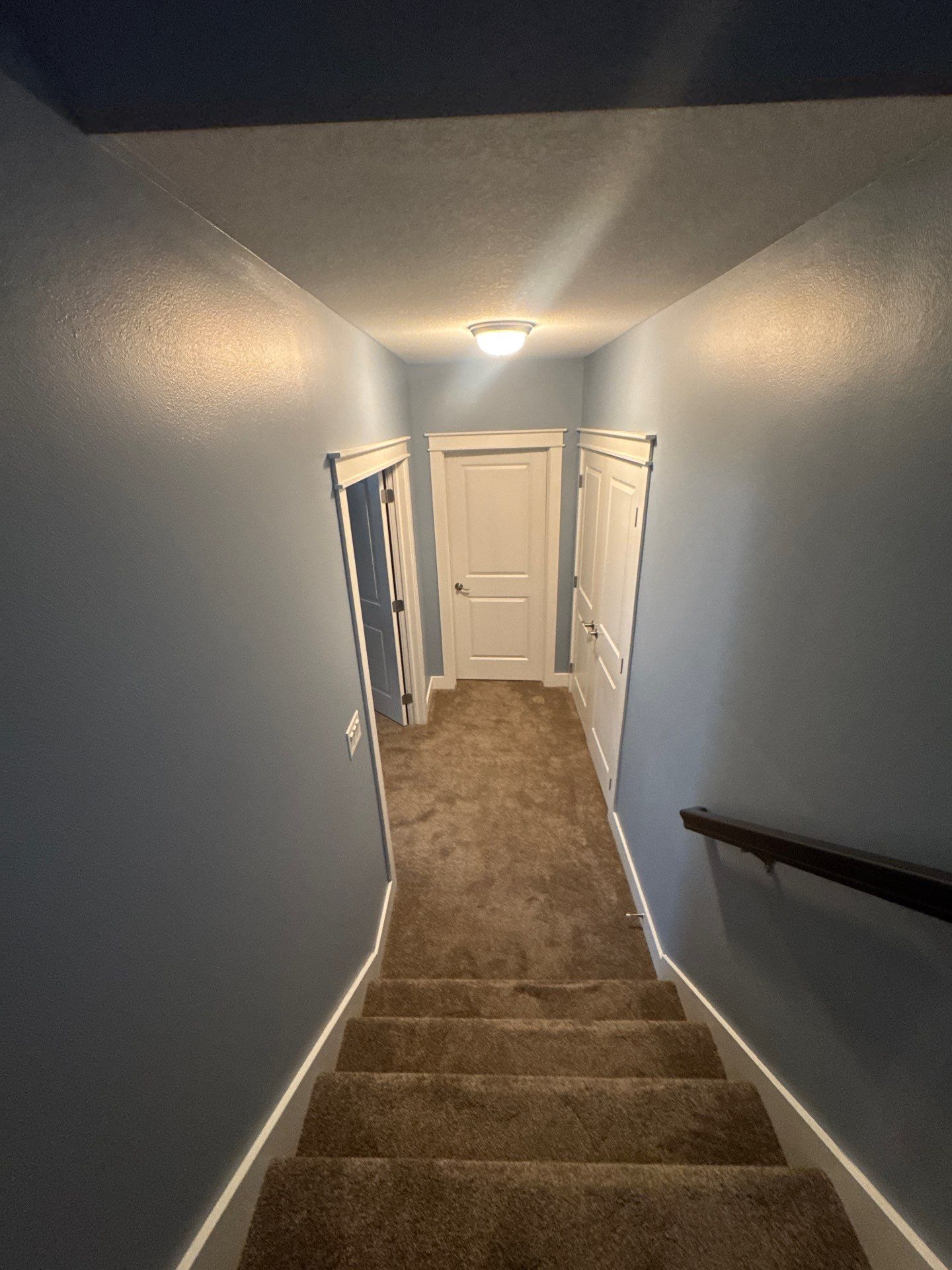 Residential Interior Repaint Color Change on Walls and Cabinets by Midwest Paint LLC