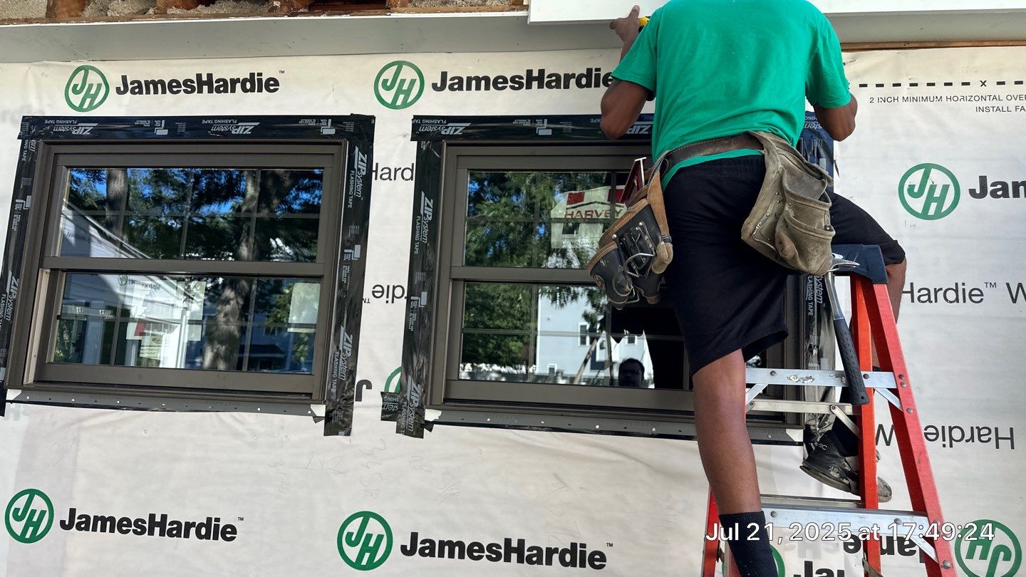 James Hardie Lap Siding Installation in Chelmsford, MA by Mighty Dog Roofing of Greater Middlesex County