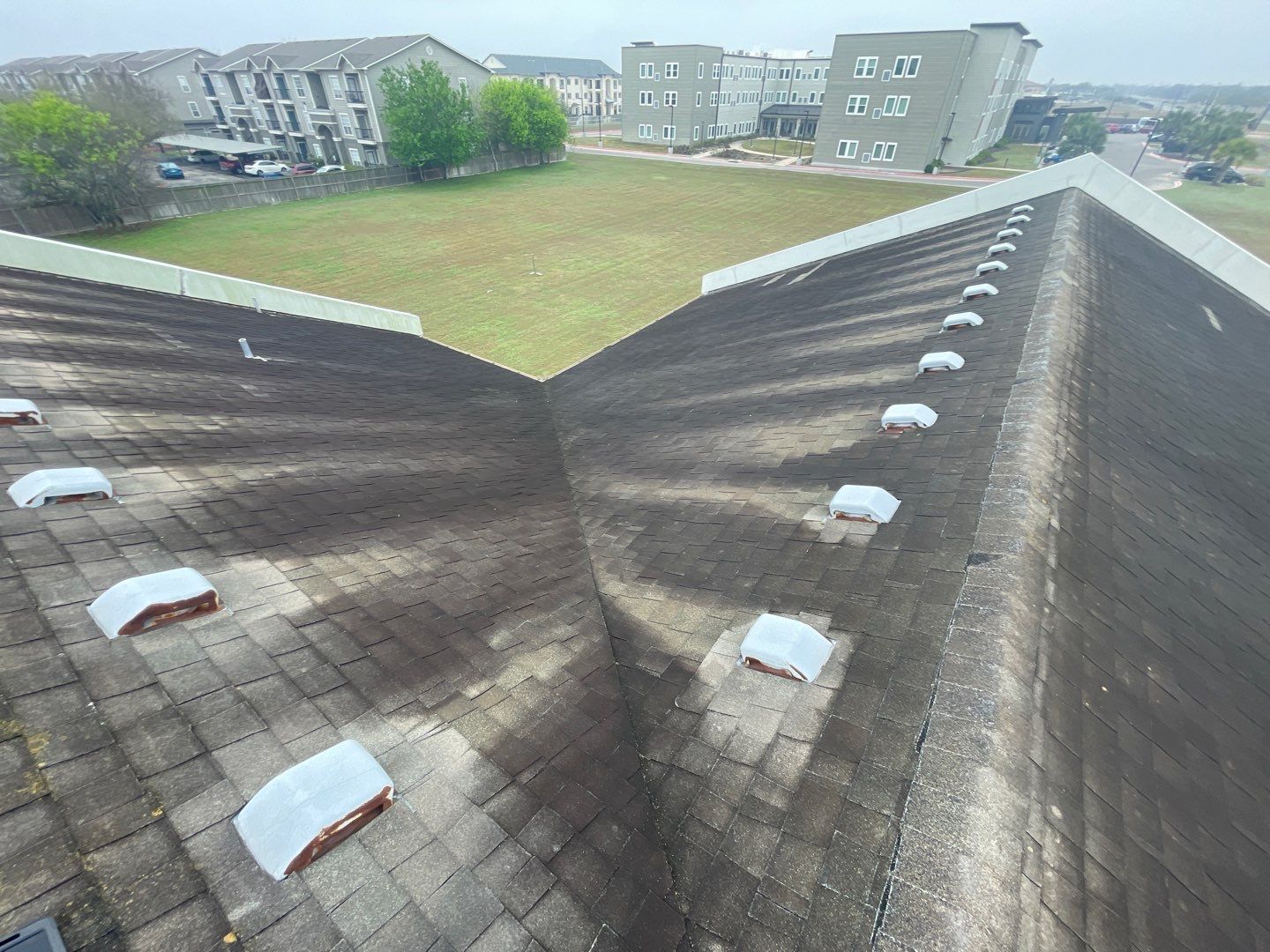Commercial Roofing Installation using GAF Timberline HDZ by Lighthouse Roofing