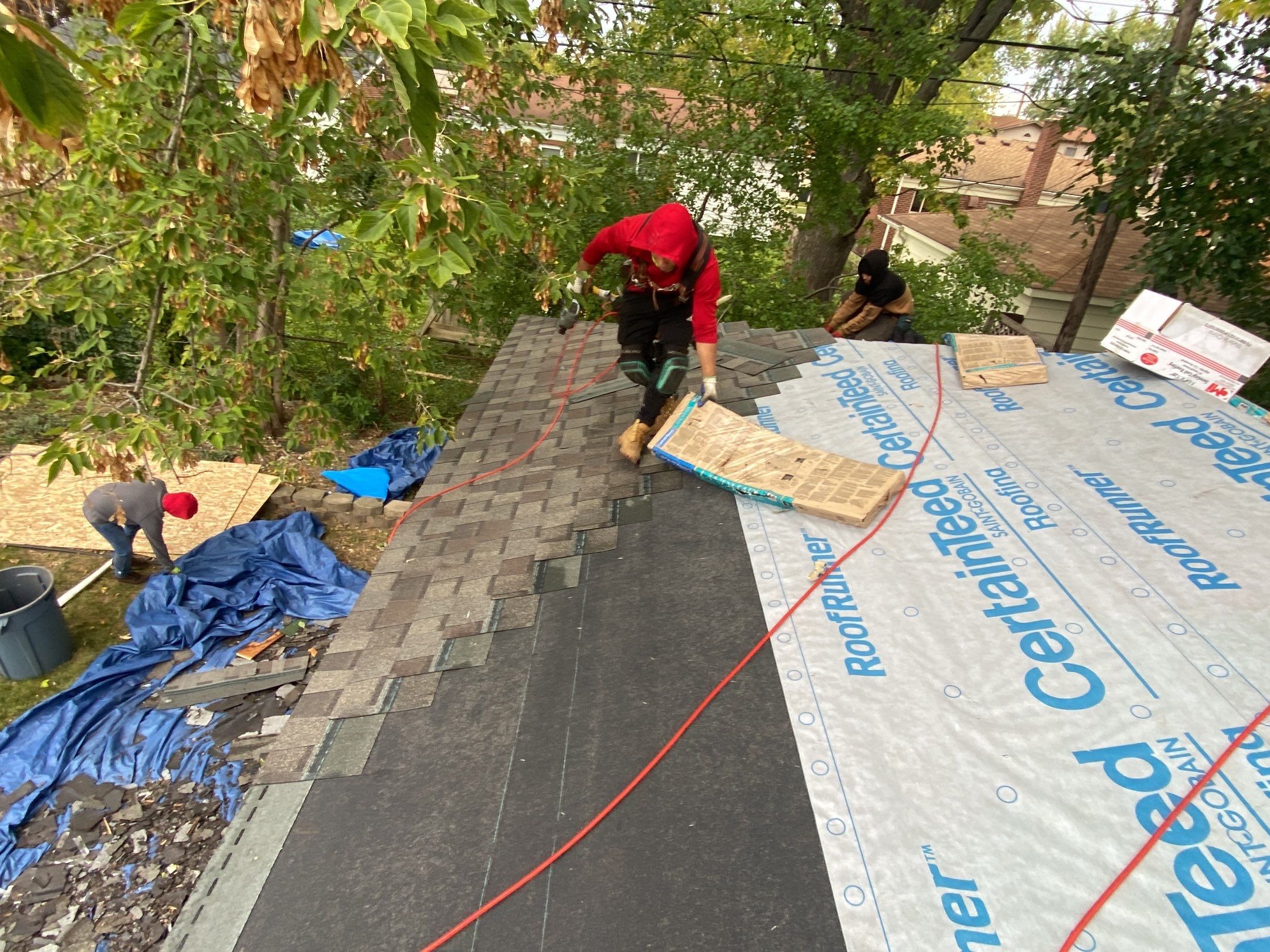 Roof Replacement using CertainTeed Landmark by 180 Contractors