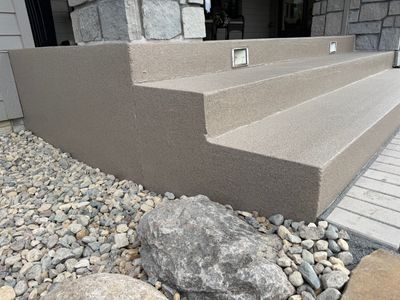 Sioux Falls Patio Concrete Coating and Porch Step Repair
