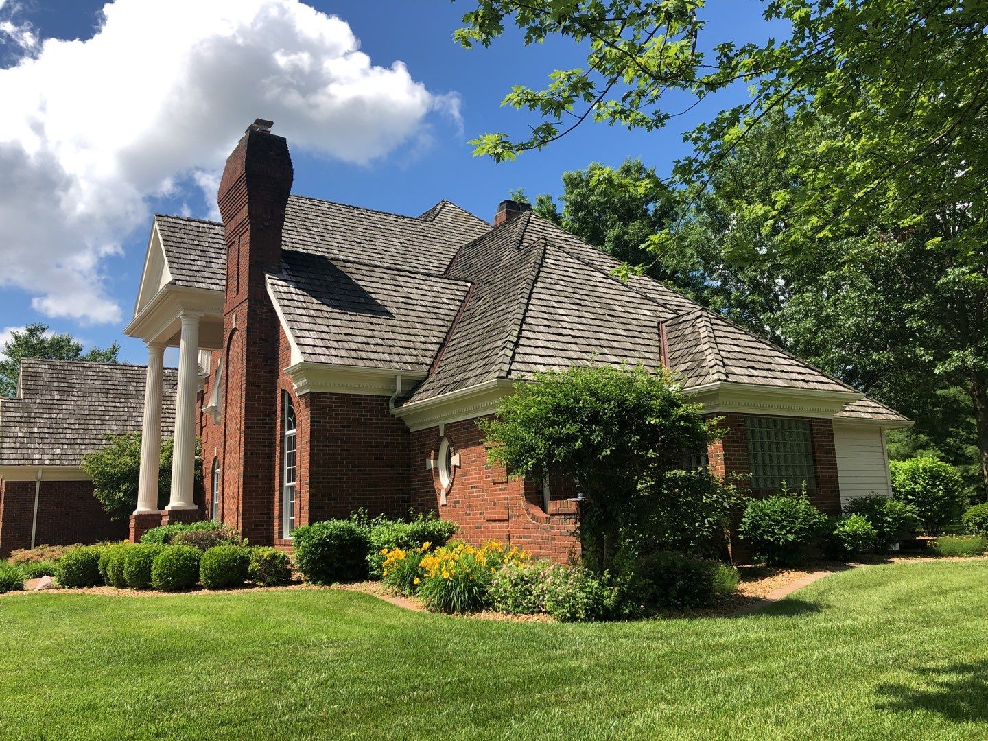 Residential Roofing Installation using DaVinci Slate by Legacy Roofing & Solar