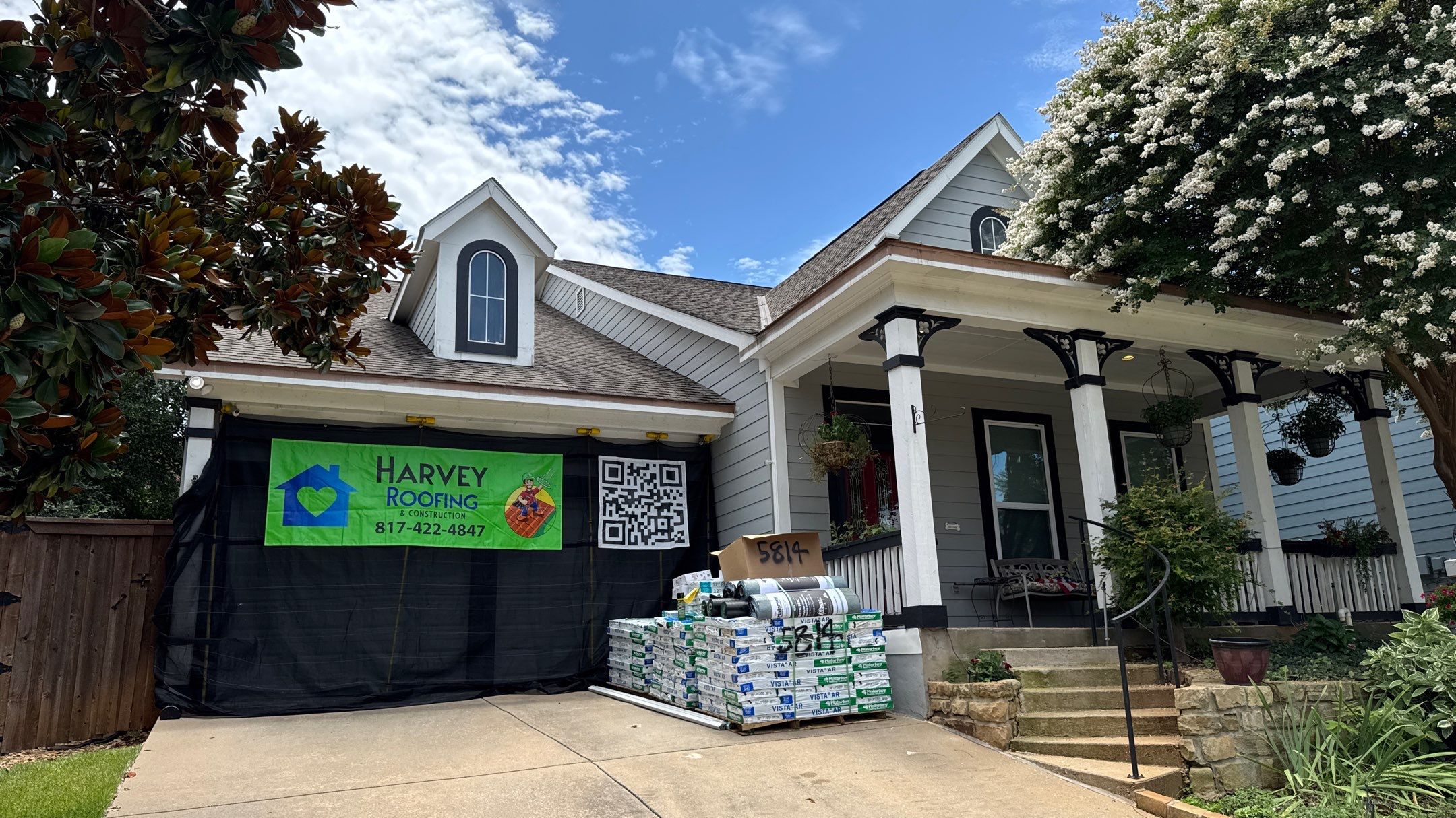 Residential Roofing Installation using Malarkey Secure Choice Roof System by Harvey Roofing & Construction