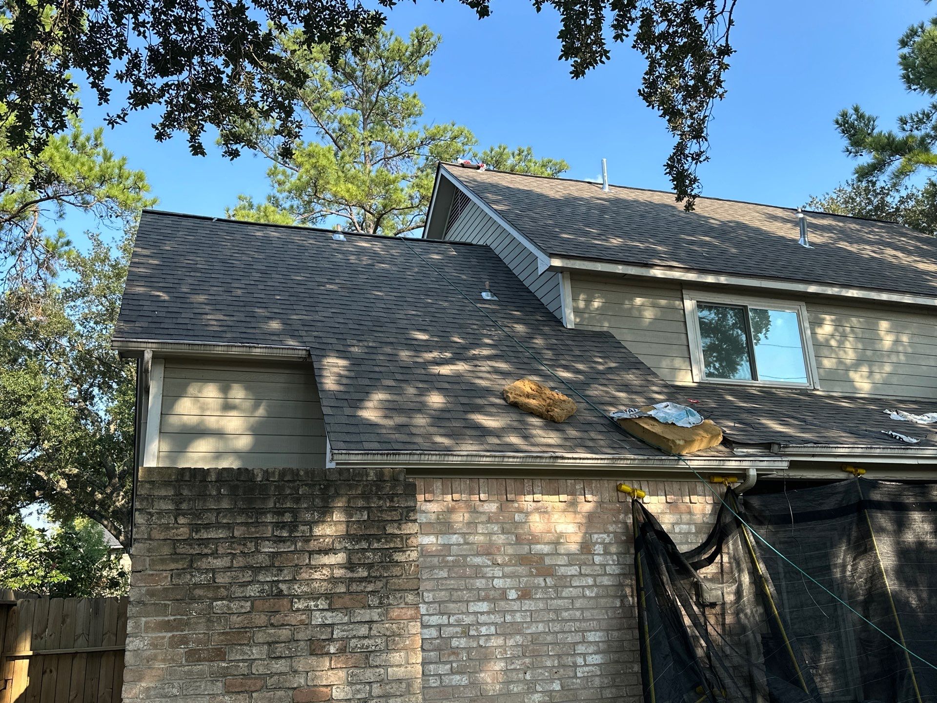 Project in Houston by Motion Roofing