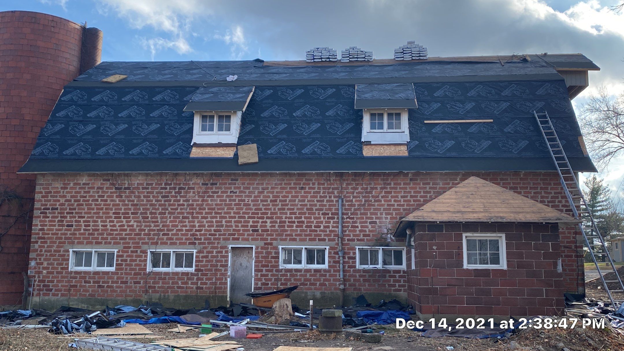 Roof Replacement with upgraded needed exhaust ventilation using Malarkey Vista Class III Impact Resistant Shingles in Black Oak color by Gorilla Exteriors Contracting, LLC