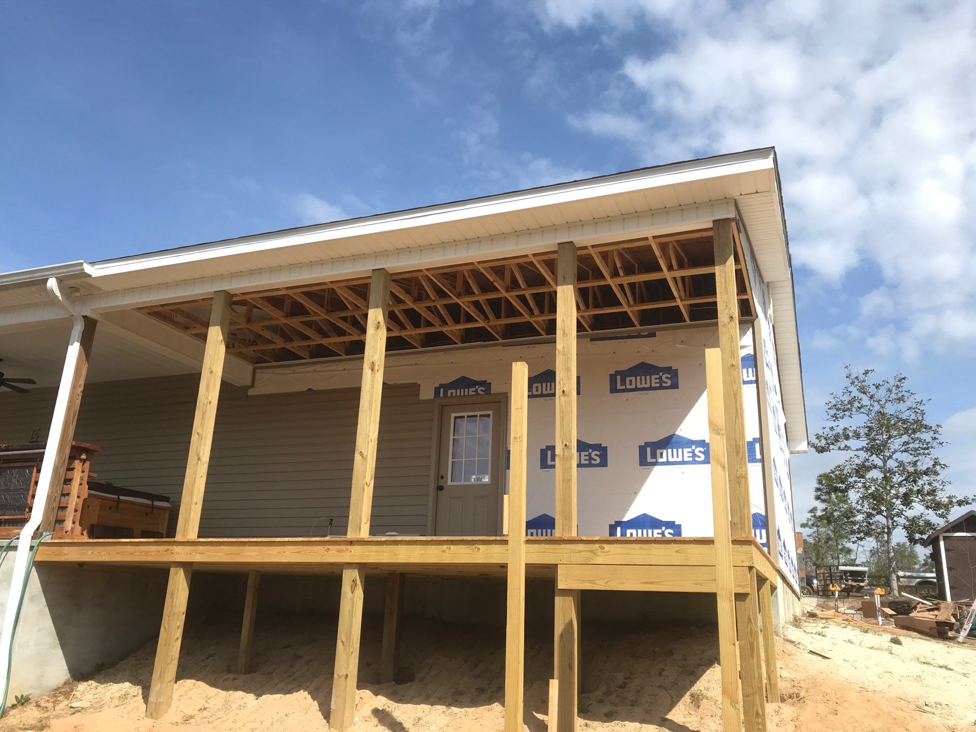 Garage Addition with power  by JB's Contracting and Maintenance LLC