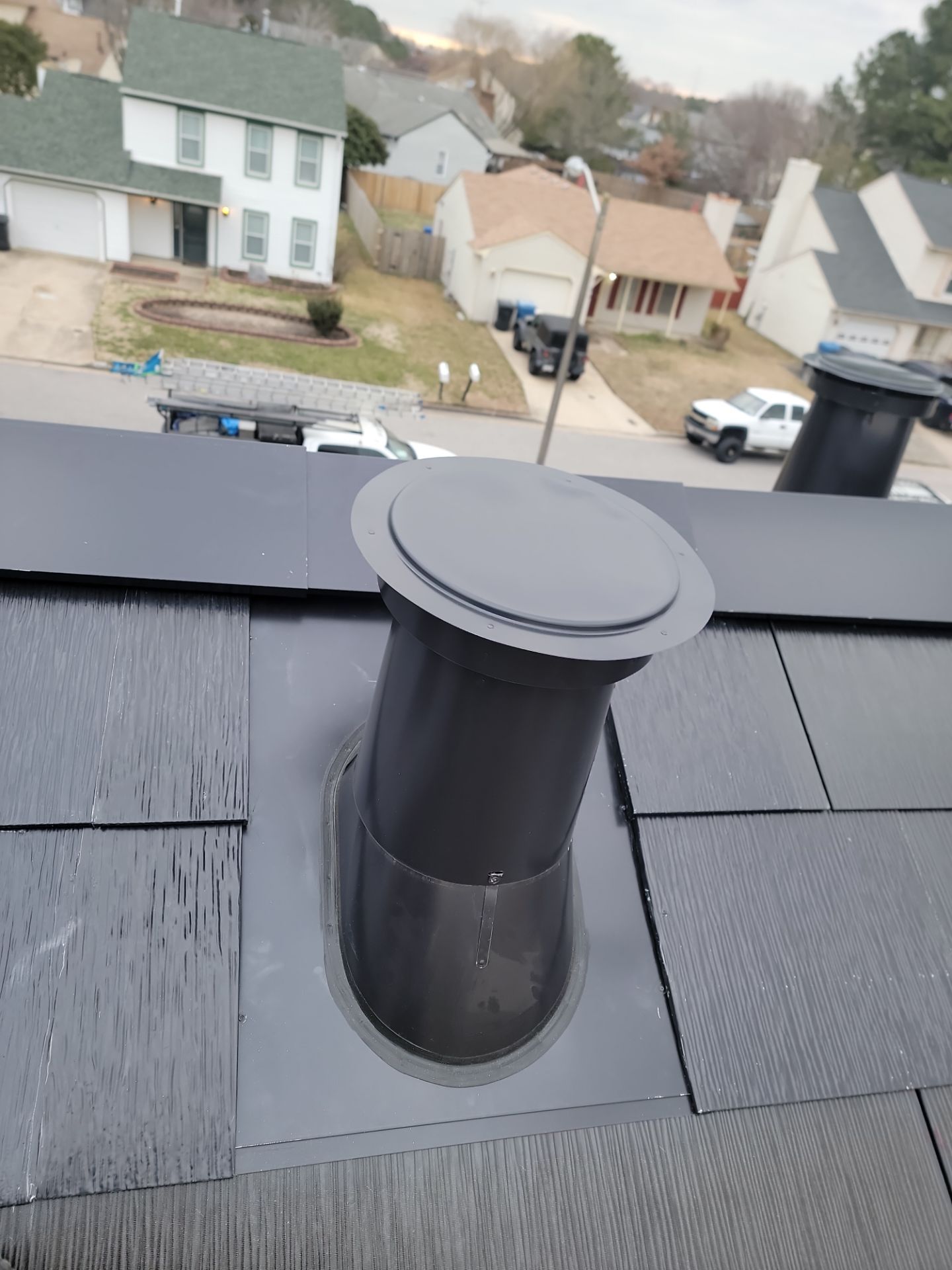 Tesla Solar Roof + Powerwall in Virginia Beach, VA by American Home Contractors