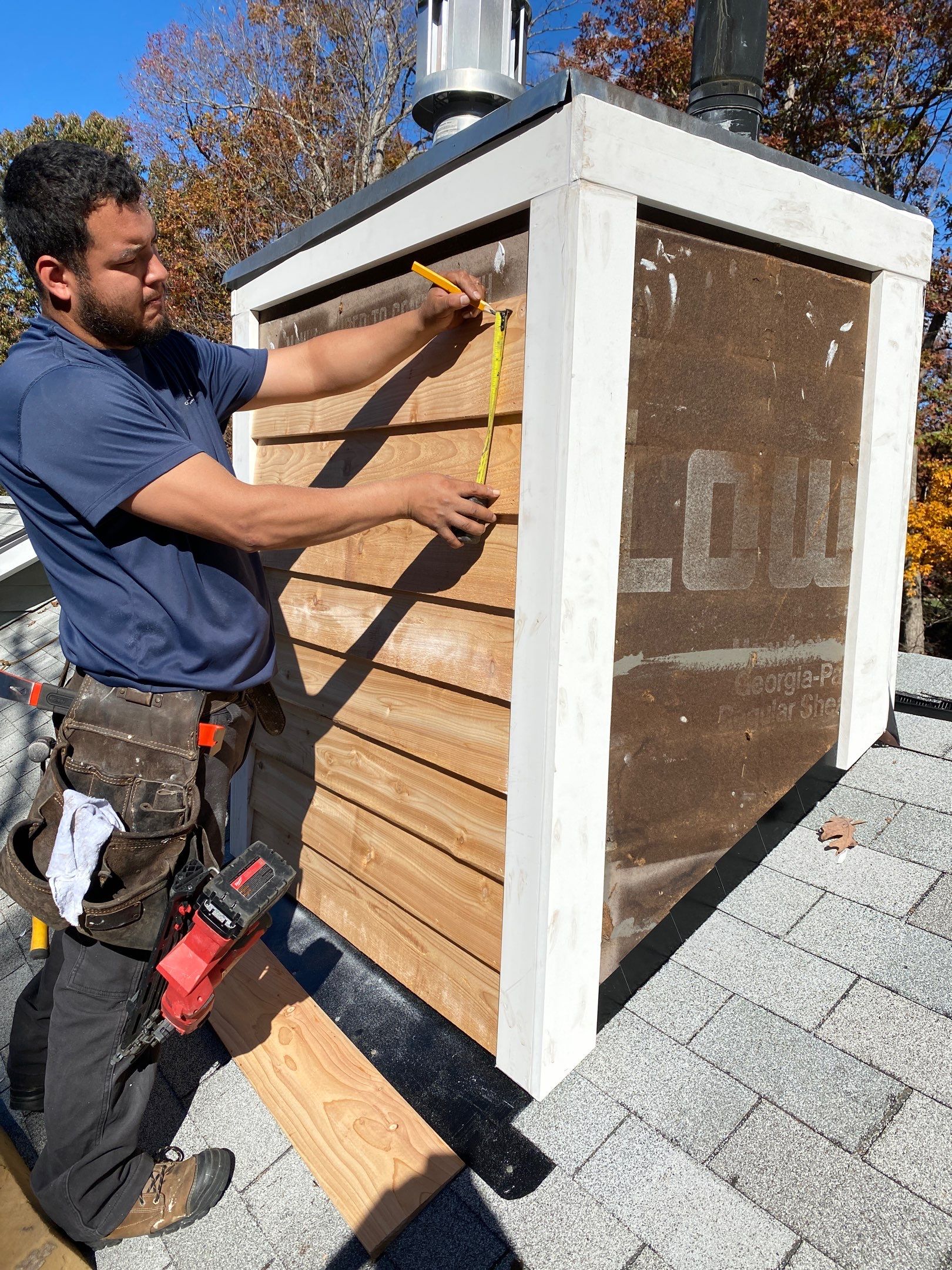 Roof Repairs/Chimney Siding  by Pro Performance Roofing