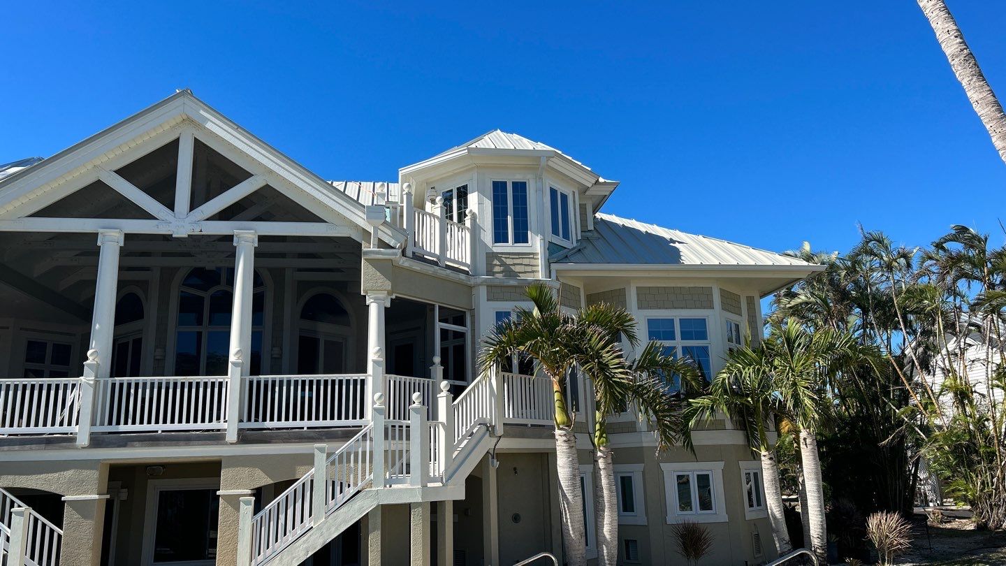 Sanibel Island Standing Seam Roof Replacement by Four Peaks Roofing