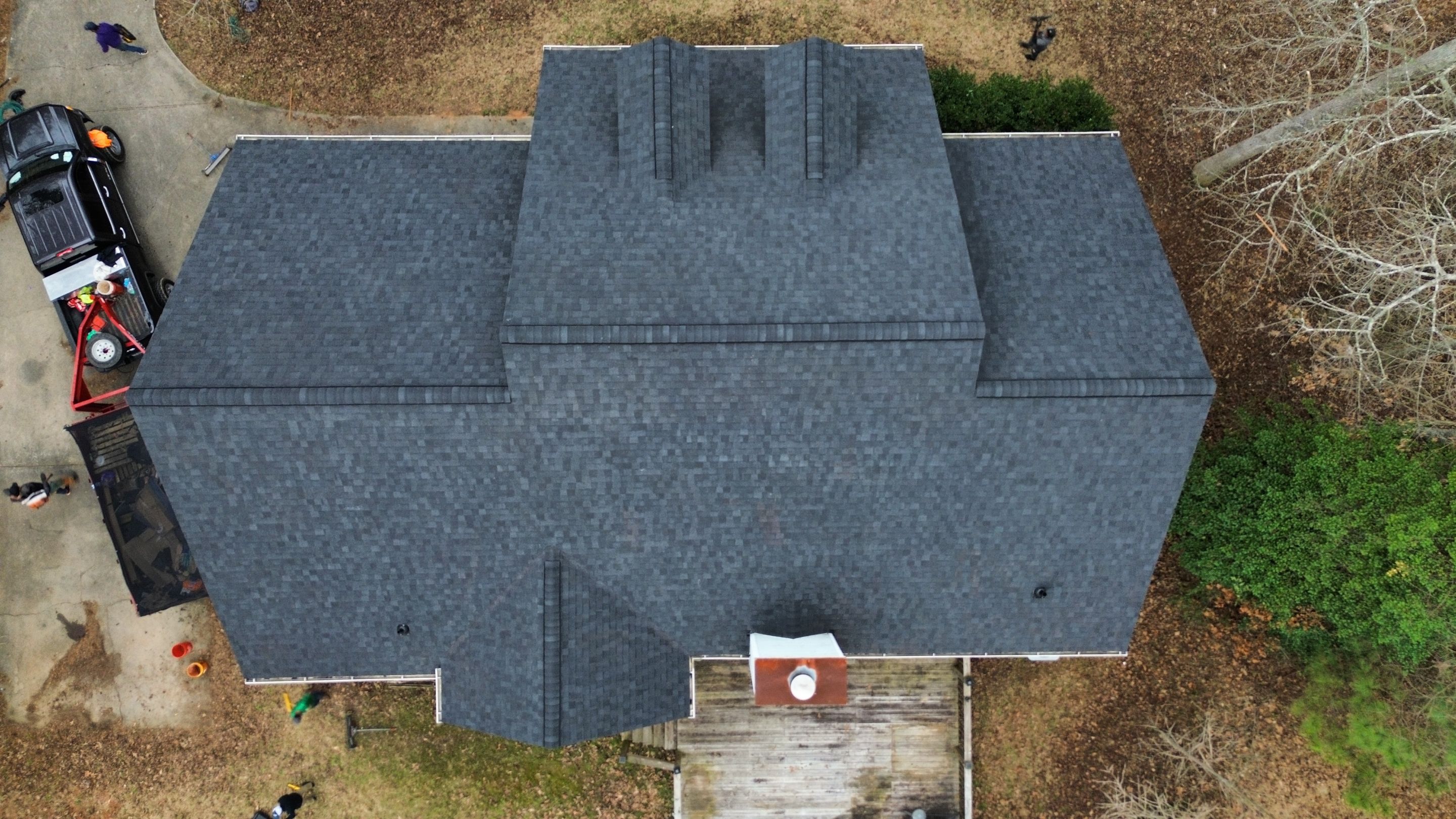 Dawsonville, GA Roof Replacement CertainTeed Landmark Charcoal Black by Reset Roofing