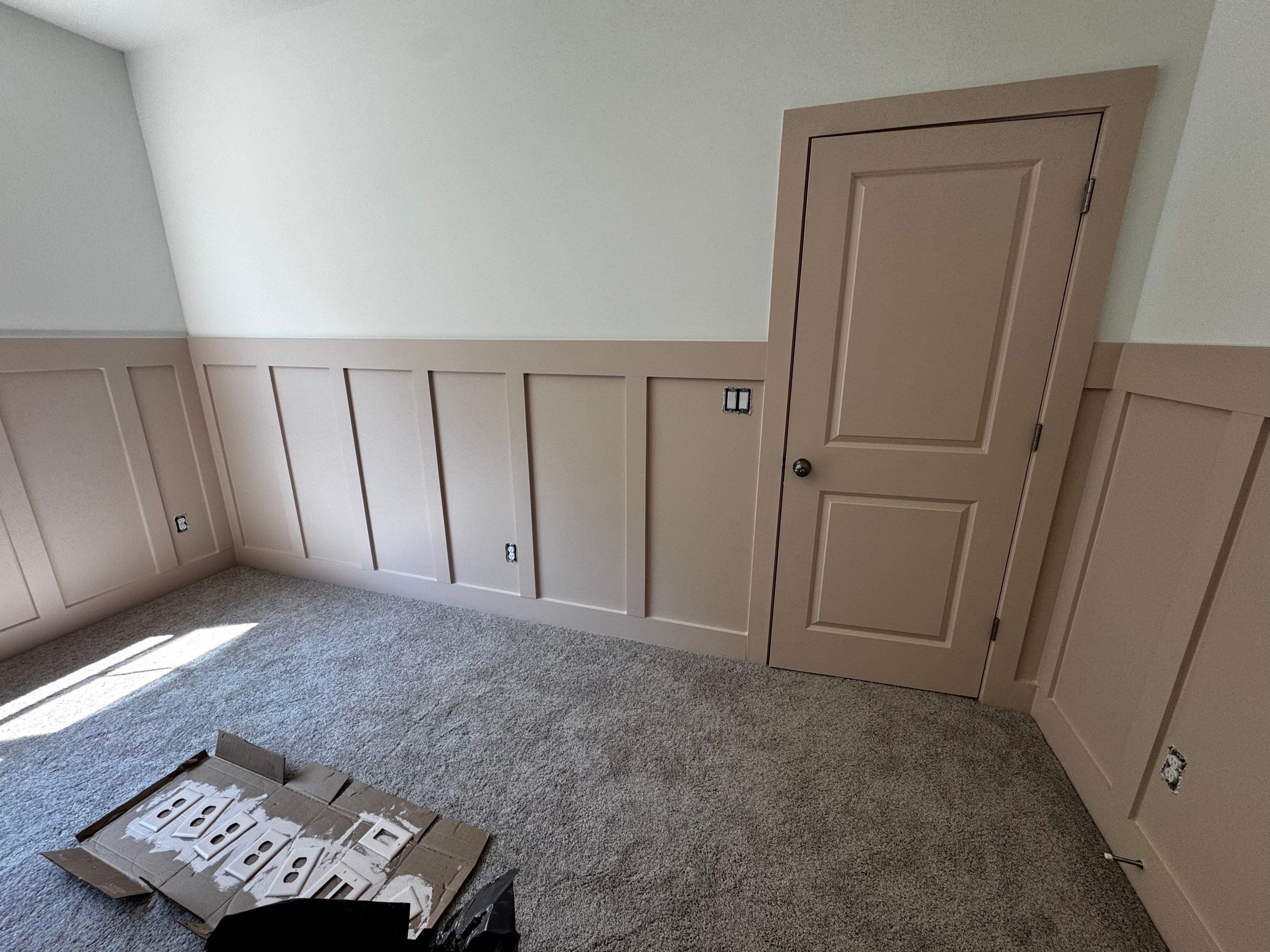 Nursery- Custom Board and Batten Wainscoting by PGP Surface Solutions, LLC