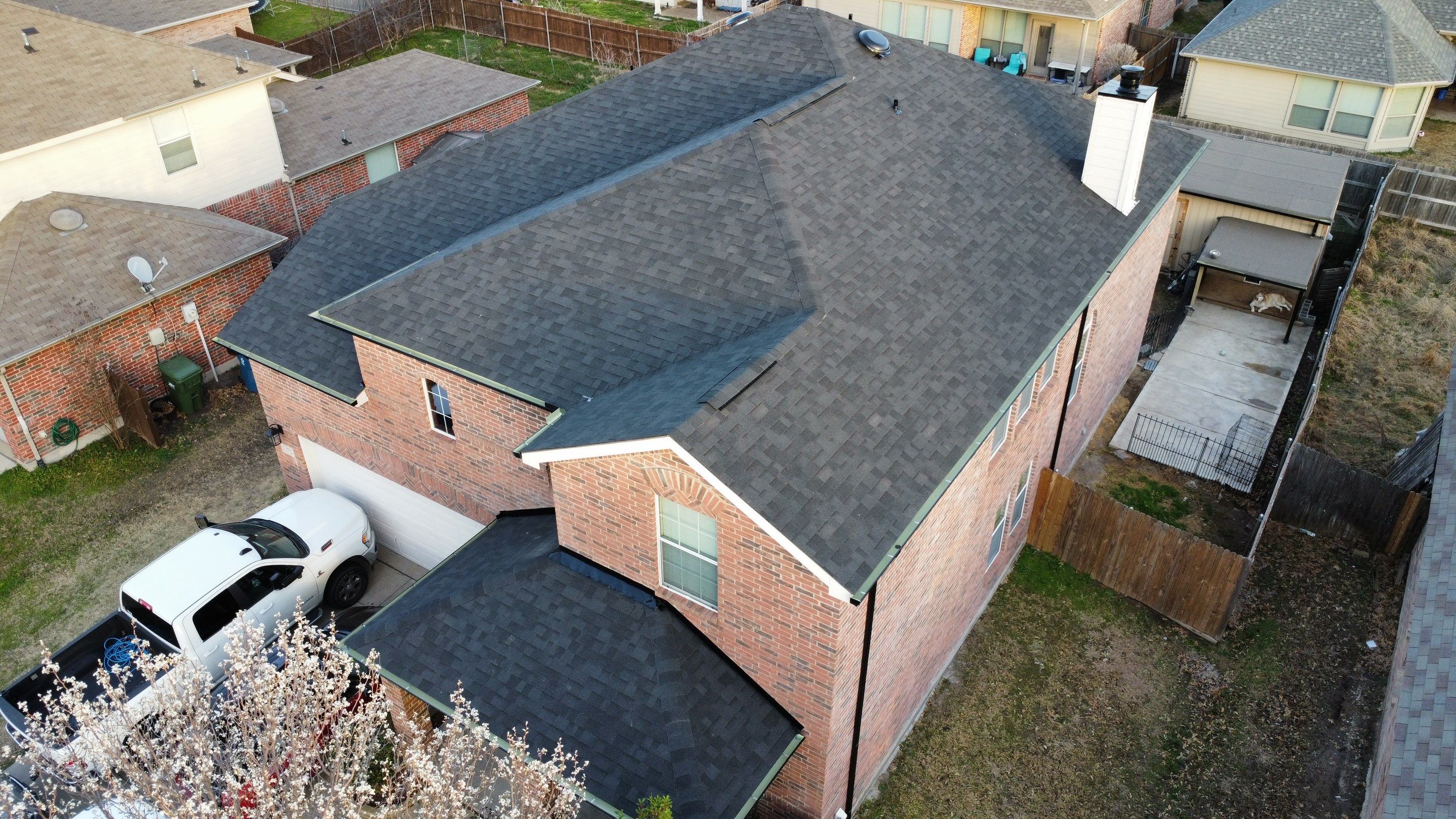 Reroof and Gutters by Berry Good Roofing 