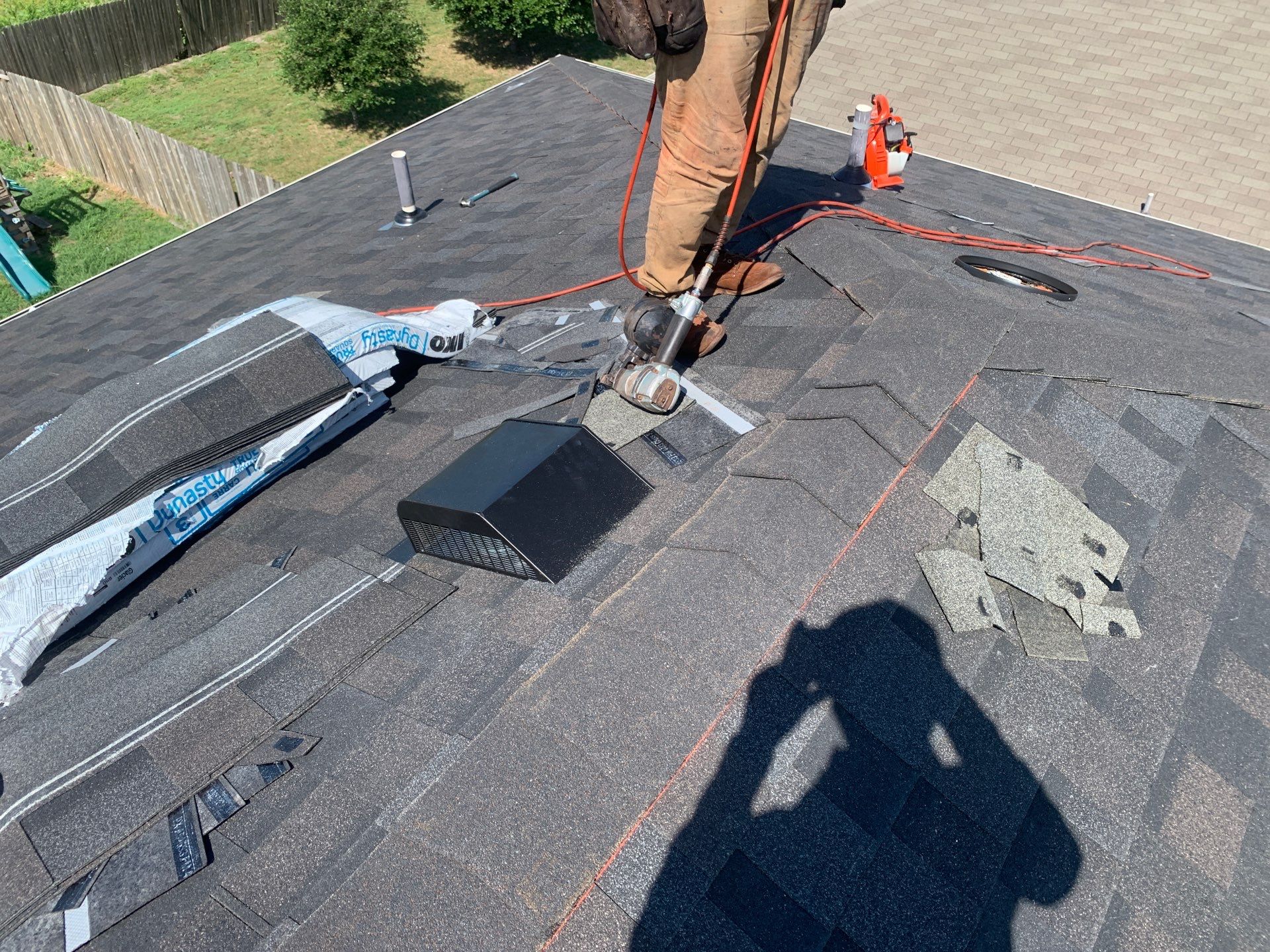 Full Roof Replacement and Hail Damage Restoration in Manor by Caliber Restoration LLC