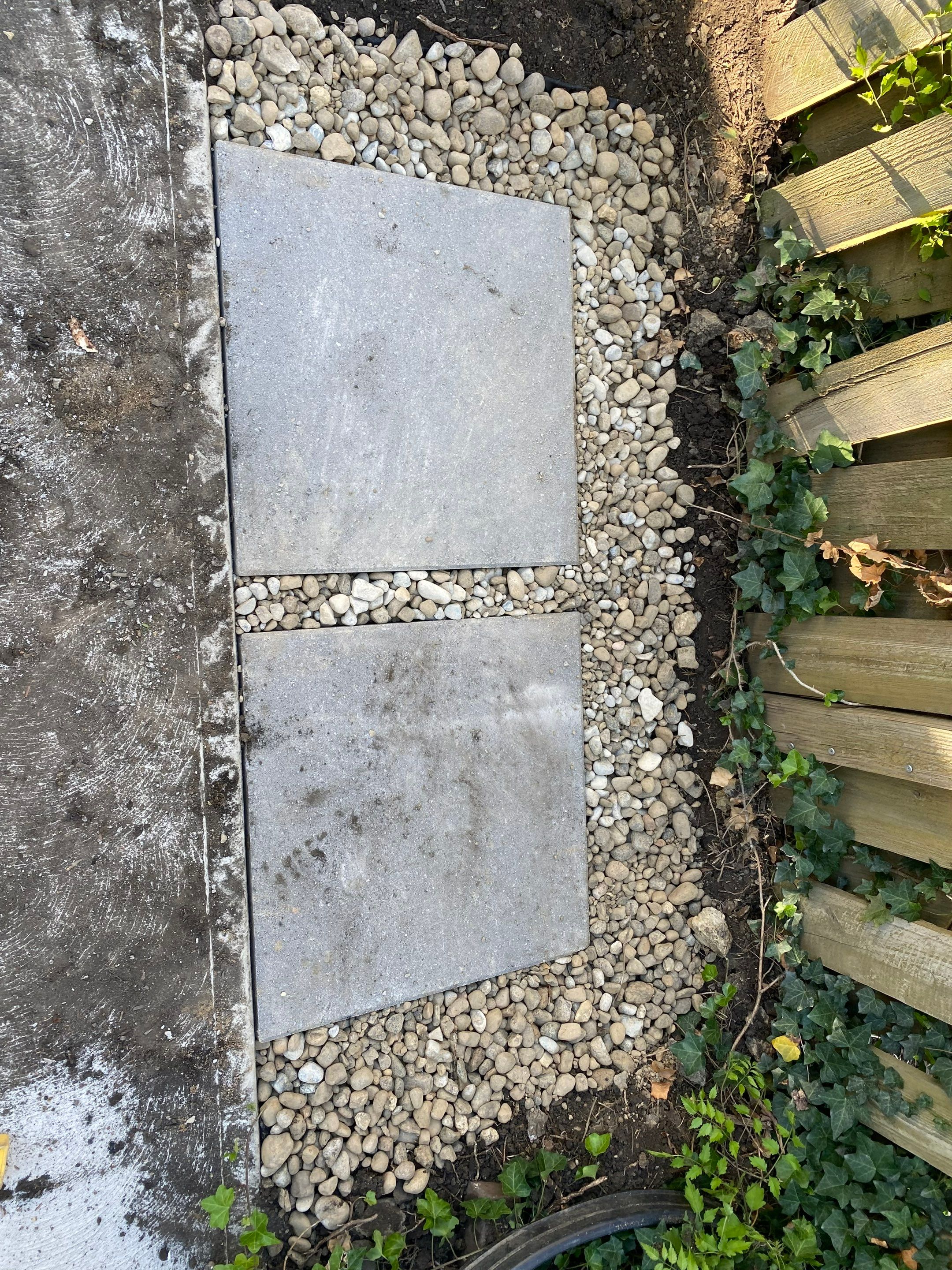 Green Fenceline Install by Elm Rose Gardens