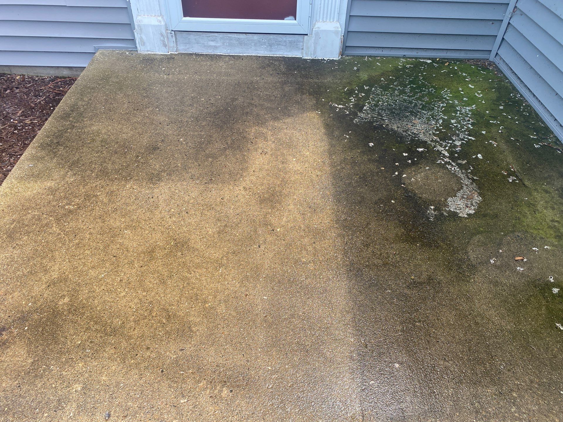 House wash and concrete cleaning by Shulla Exterior Cleaning