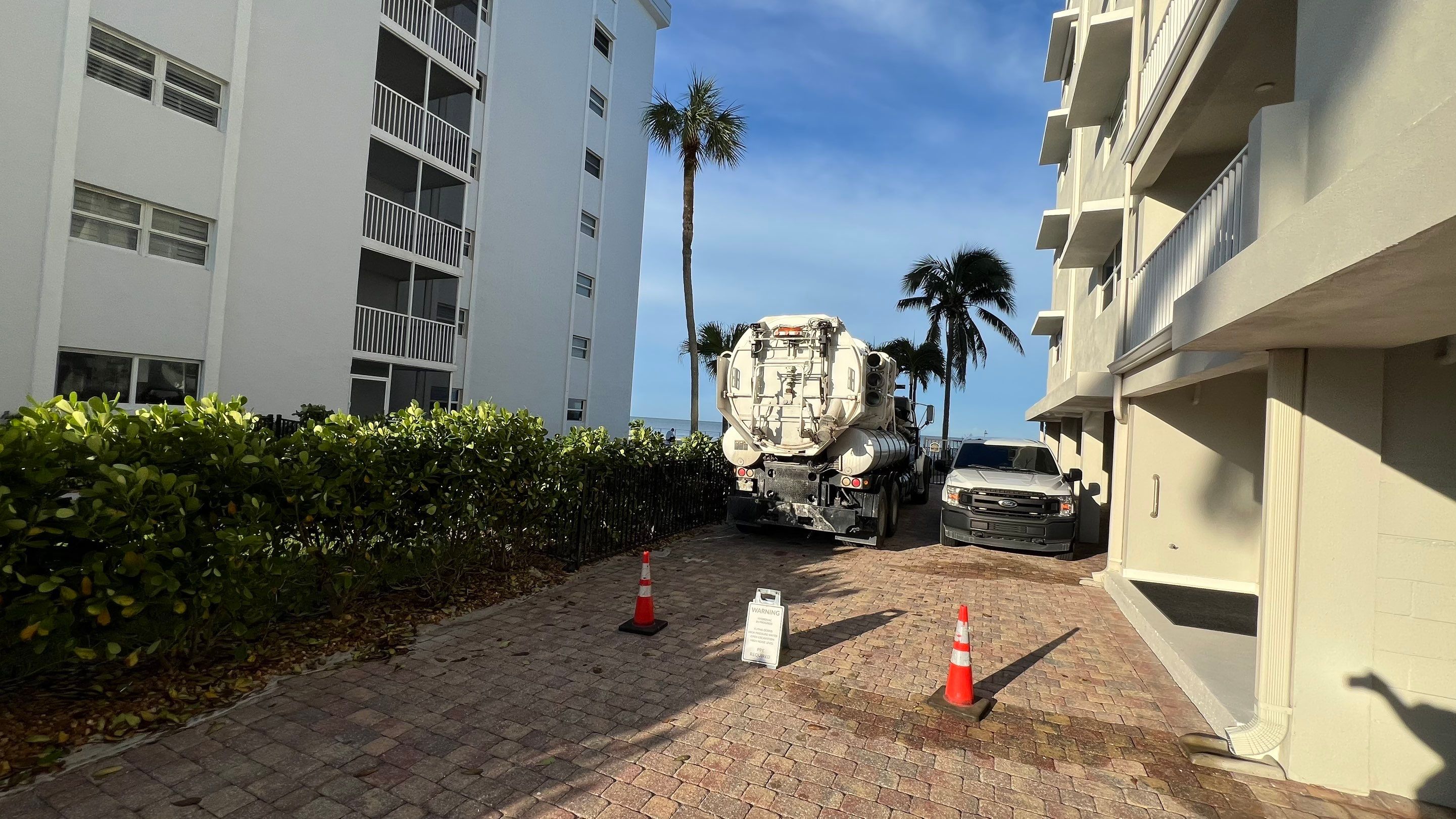Naples Condo Pool Cleanout by APS Power & Water