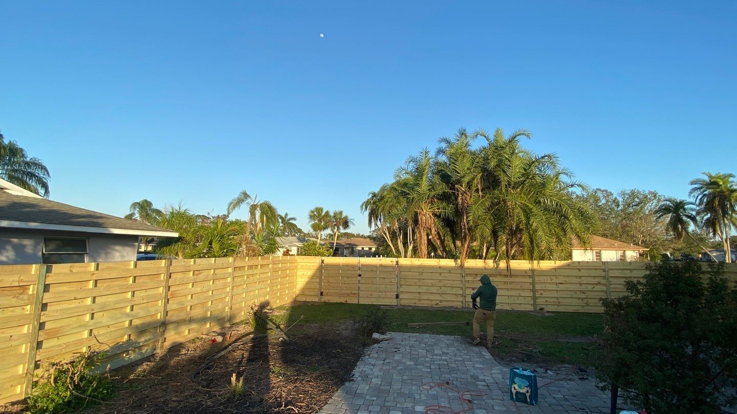 Wood Fence Installation using Shadowbox Wood Fence by Asap fence and gates, LLC