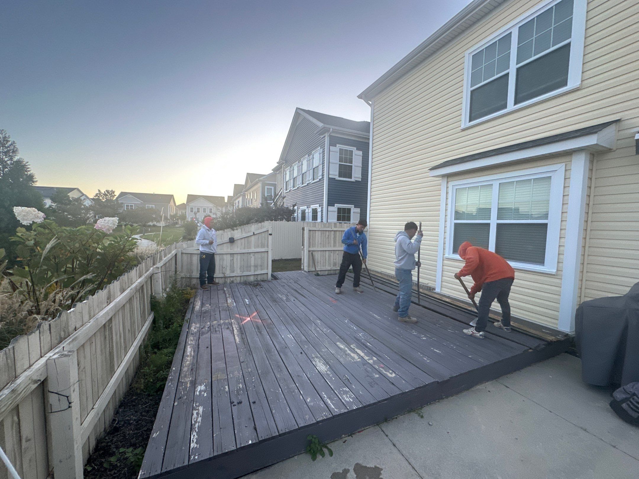 Project in Virginia Beach by Sam The Concrete Man Virginia Beach