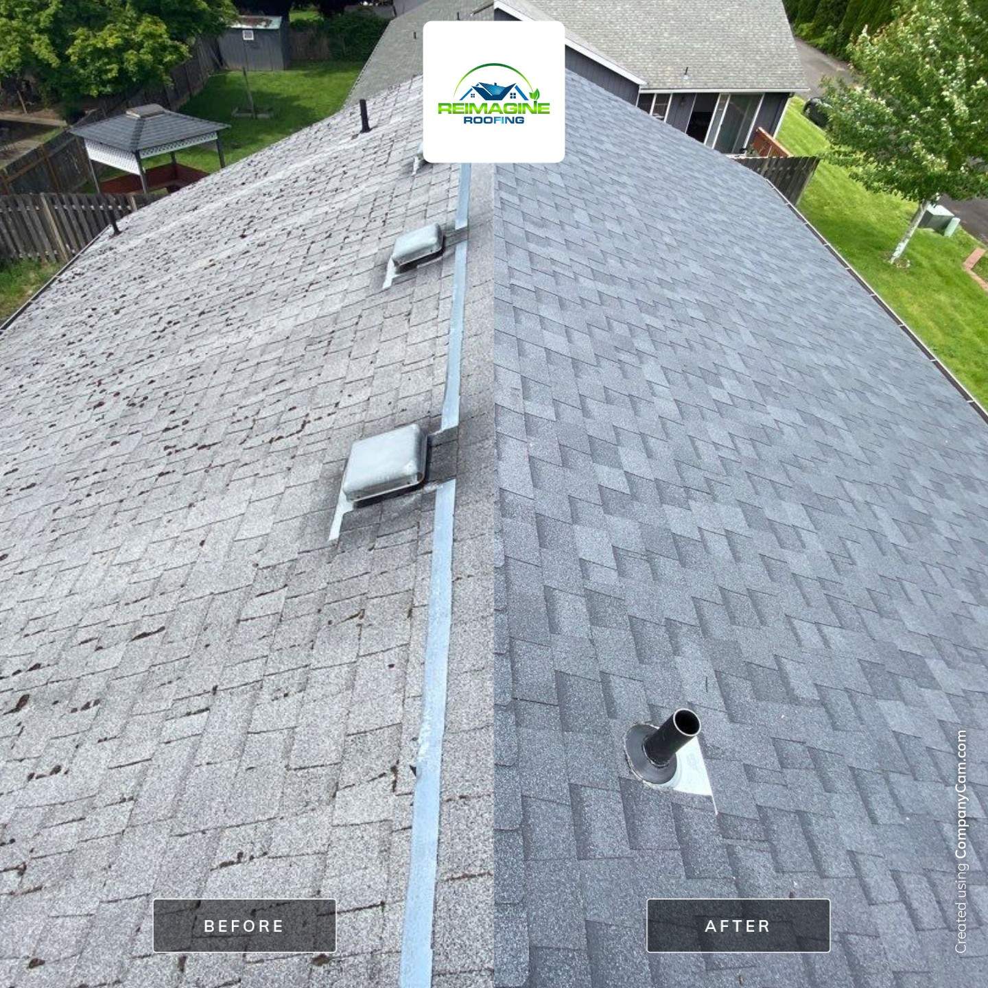 Estate Gray Shingles by Reimagine Roofing