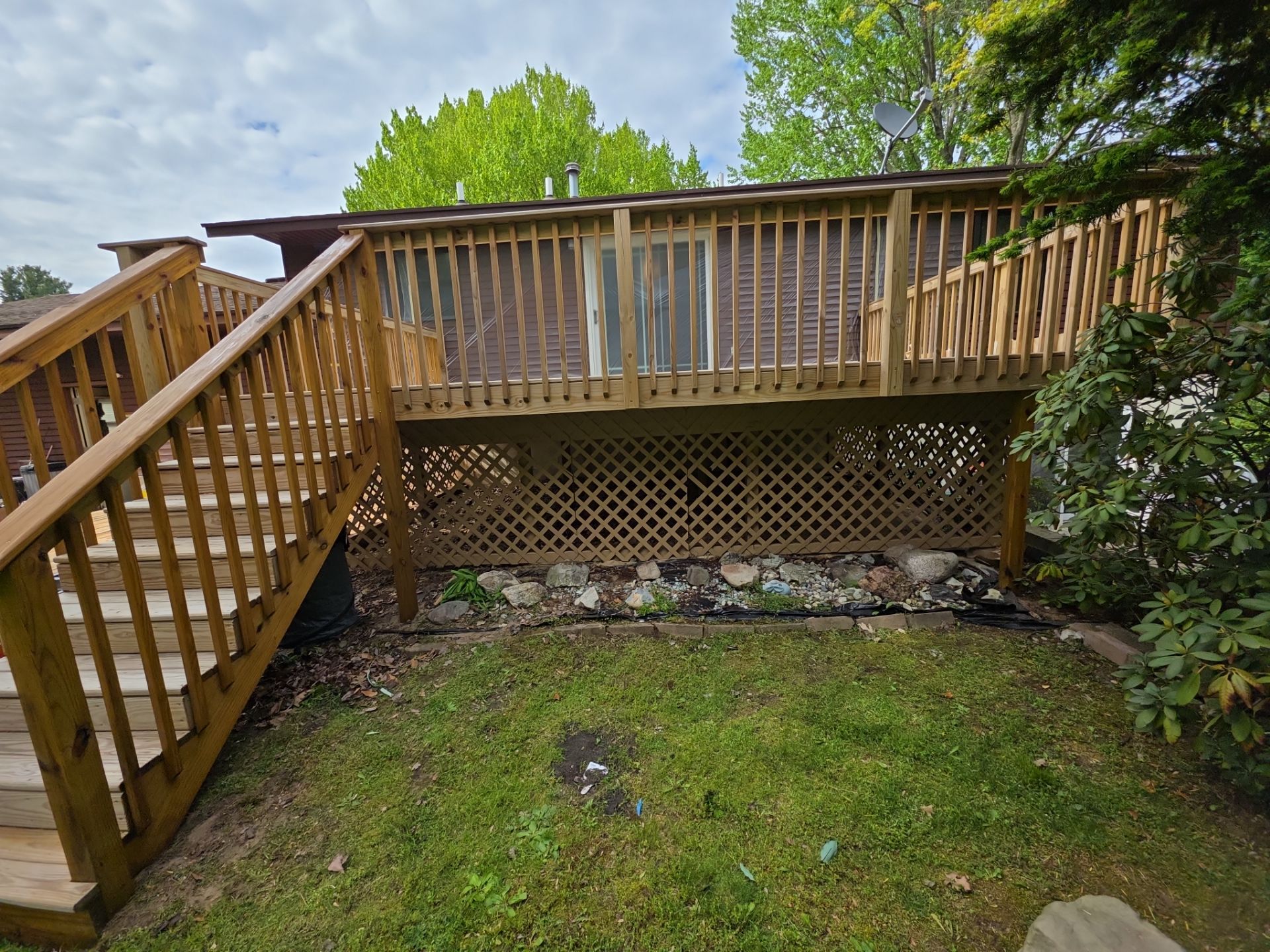 Deck Staining Project Completed in Muskegon, Michigan 49444 by Gordon Painting