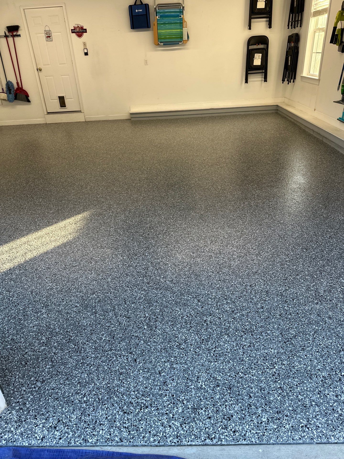 Garage Floor Coating using Wombat by My Garage Floor Guys