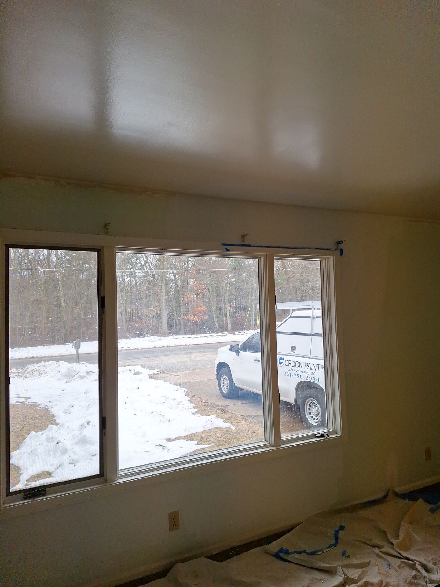 Drywall repairs/ family room by Gordon Painting