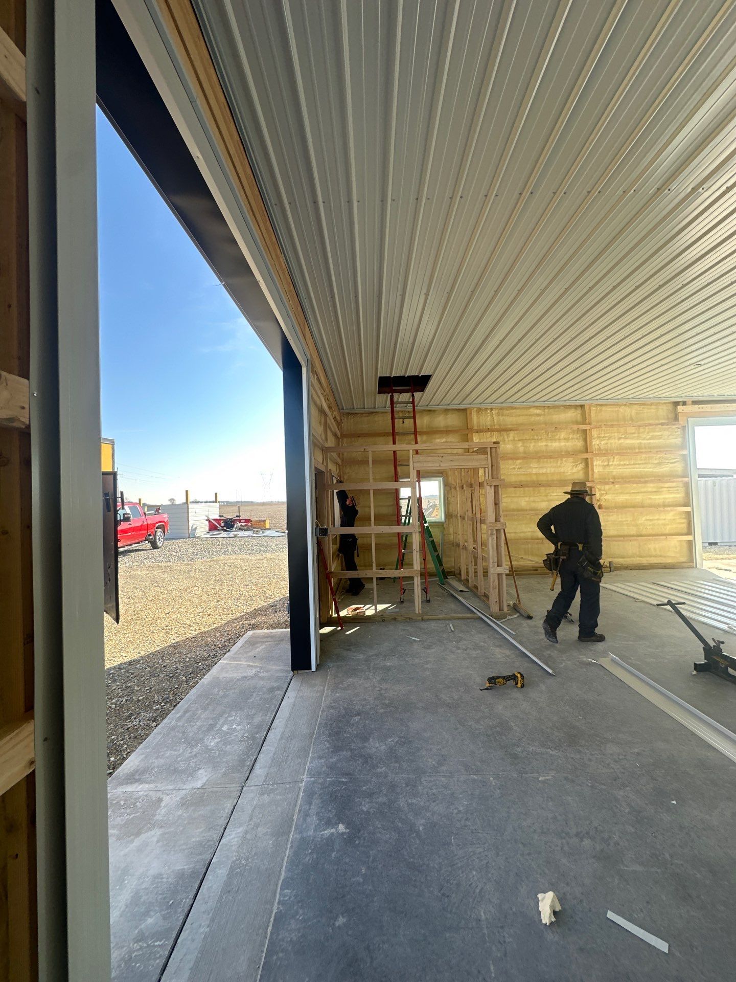 40'x40'x12' Garage by The Barn Builders 