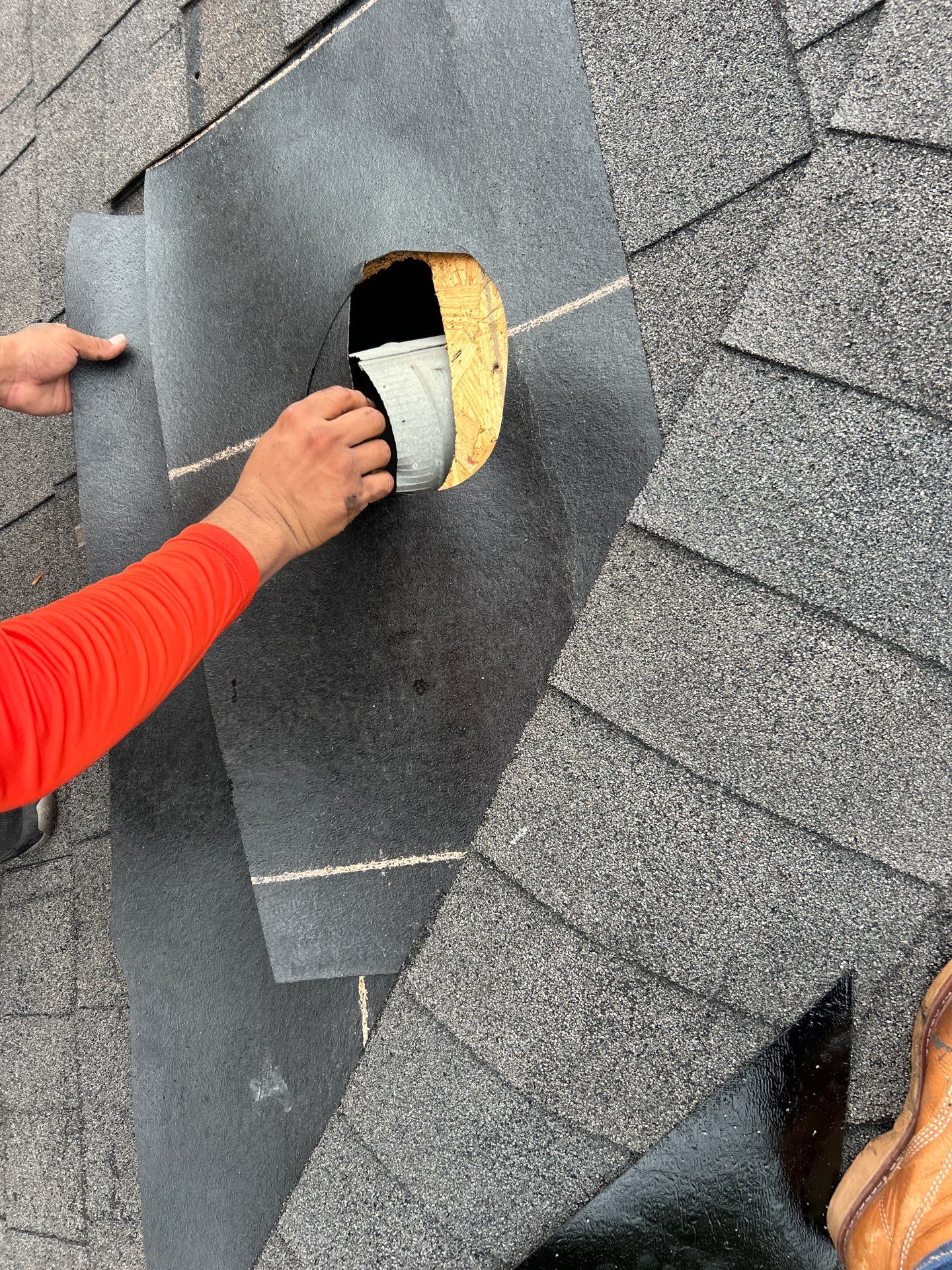 Hail Damage using Owen's Corning Duration (Lifetime) Shingles by Roof Repair Services LLC