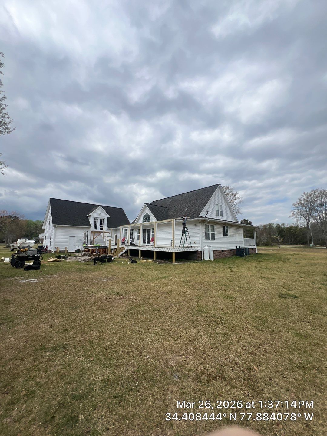 Rocky Point Insurance Claim Roof Replacement with CertainTeed Landmark PRO Colonial Slate by RGR Construction and Roofing, LLC