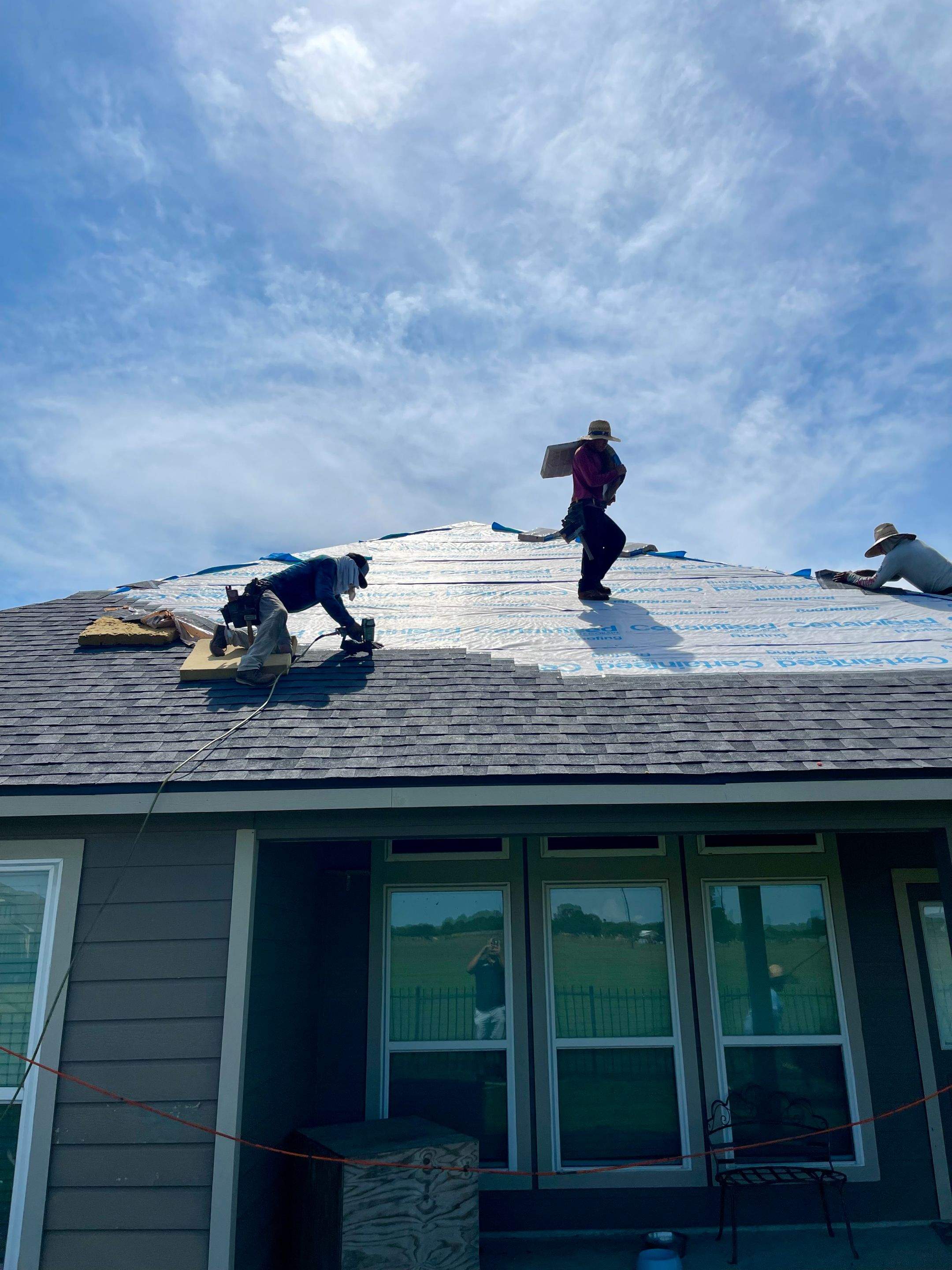 Insurance Claim Roof Replacement – CertainTeed Landmark Max Def Moire Black by Black Coast Roofing