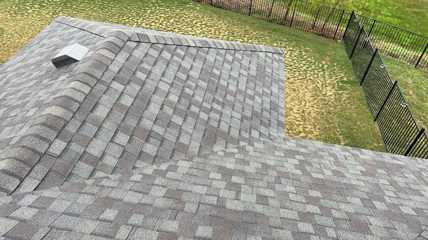 Hail claim roof replacement by Oakwood Roofing and Construction, LLC