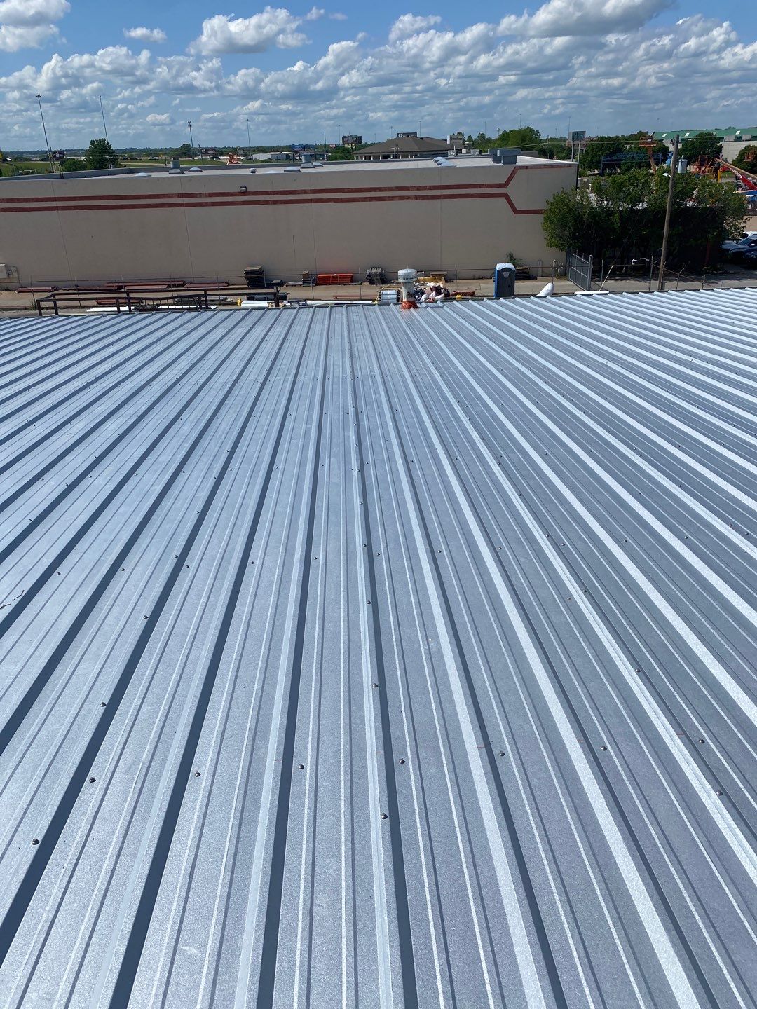 Metal Roof Project in Tulsa by Decor Roofing & Restoration