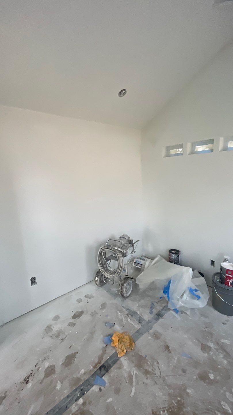 Outdoor Office Shed Interior Remodel in Longwood: From Drywall to Paint by HandyMangum
