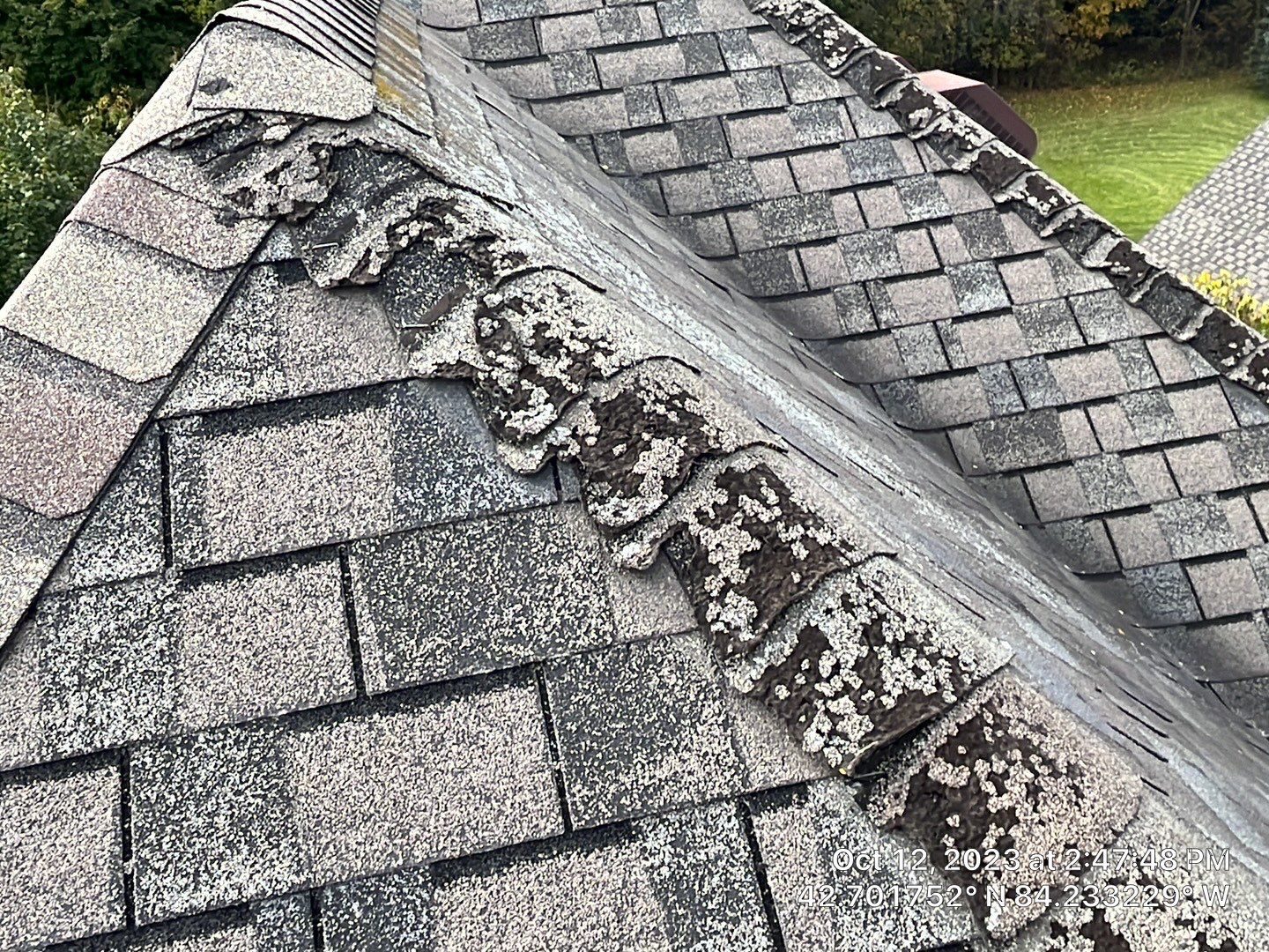 Residential Roofing Installation using GAF HDZ - WeatheredWood by Acme Exteriors