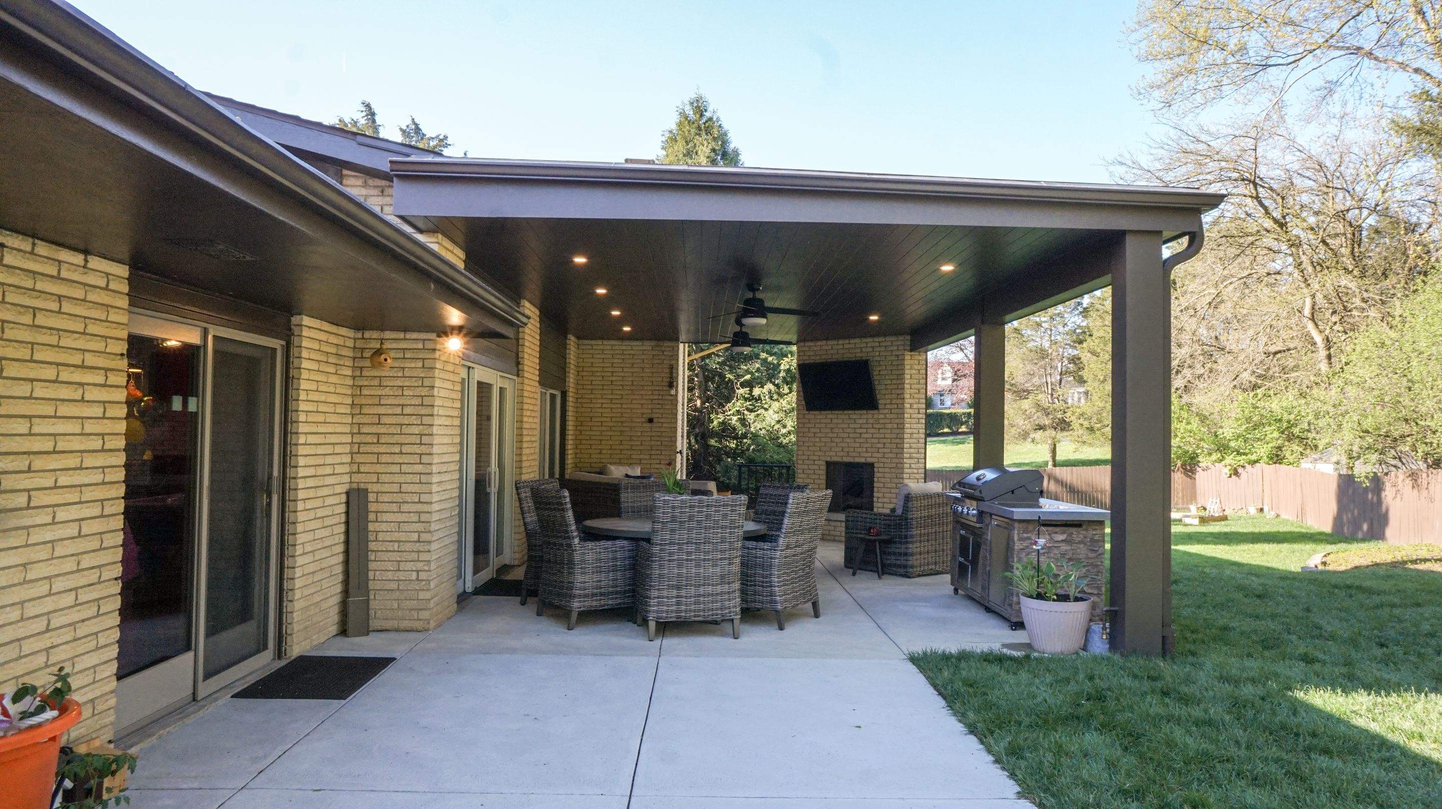 Centerville Covered Patio by Zengel Group
