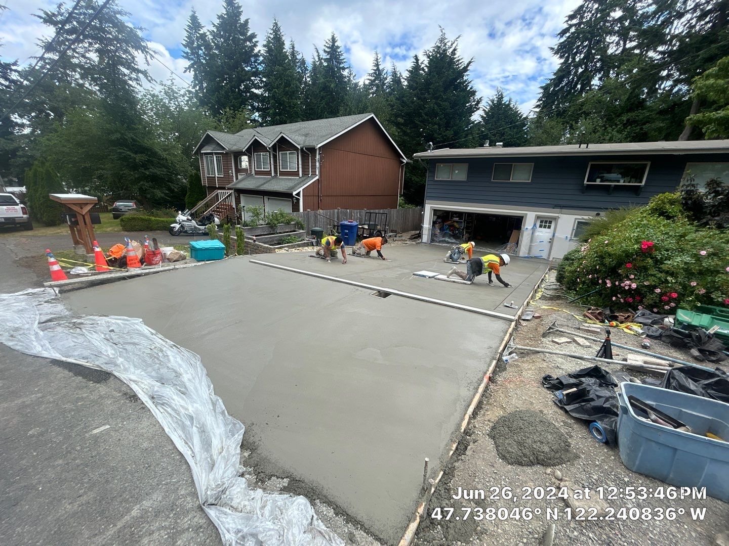 Nathan | Concrete Driveway & Walkway by Jireh Asphalt & Concrete Inc 