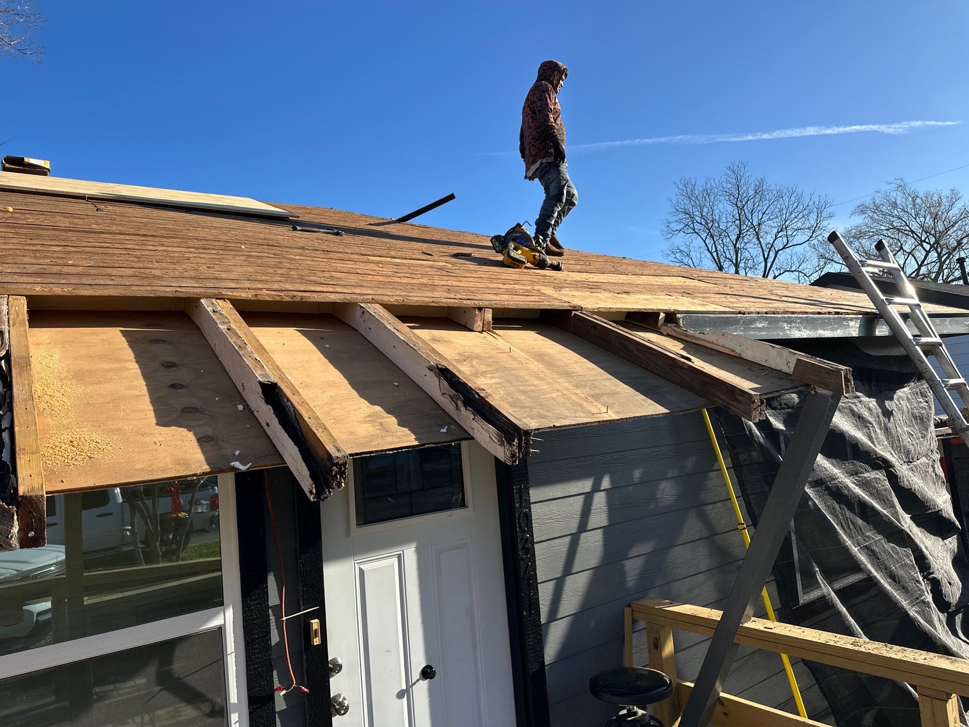 Project in Houston by Motion Roofing