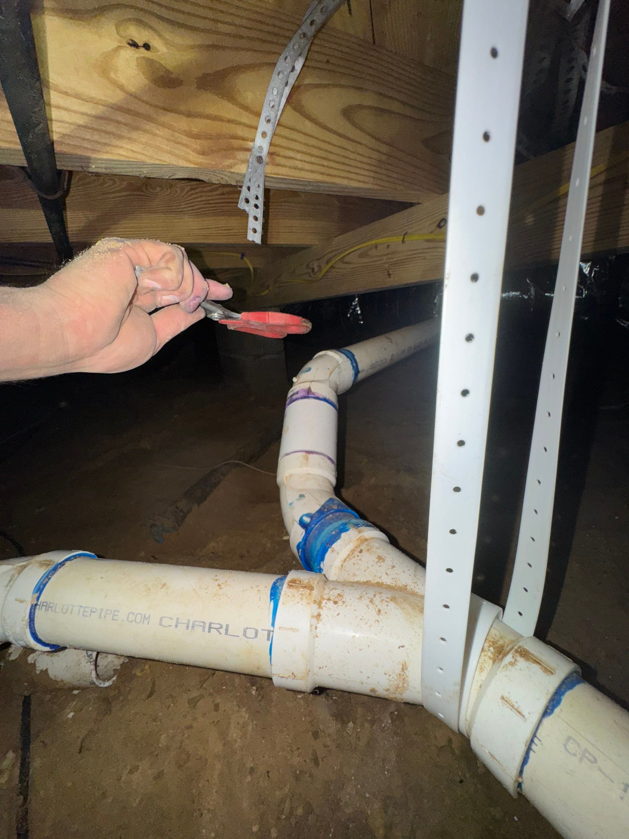 Project in Chesapeake by Patriot Crawl Space Repairs