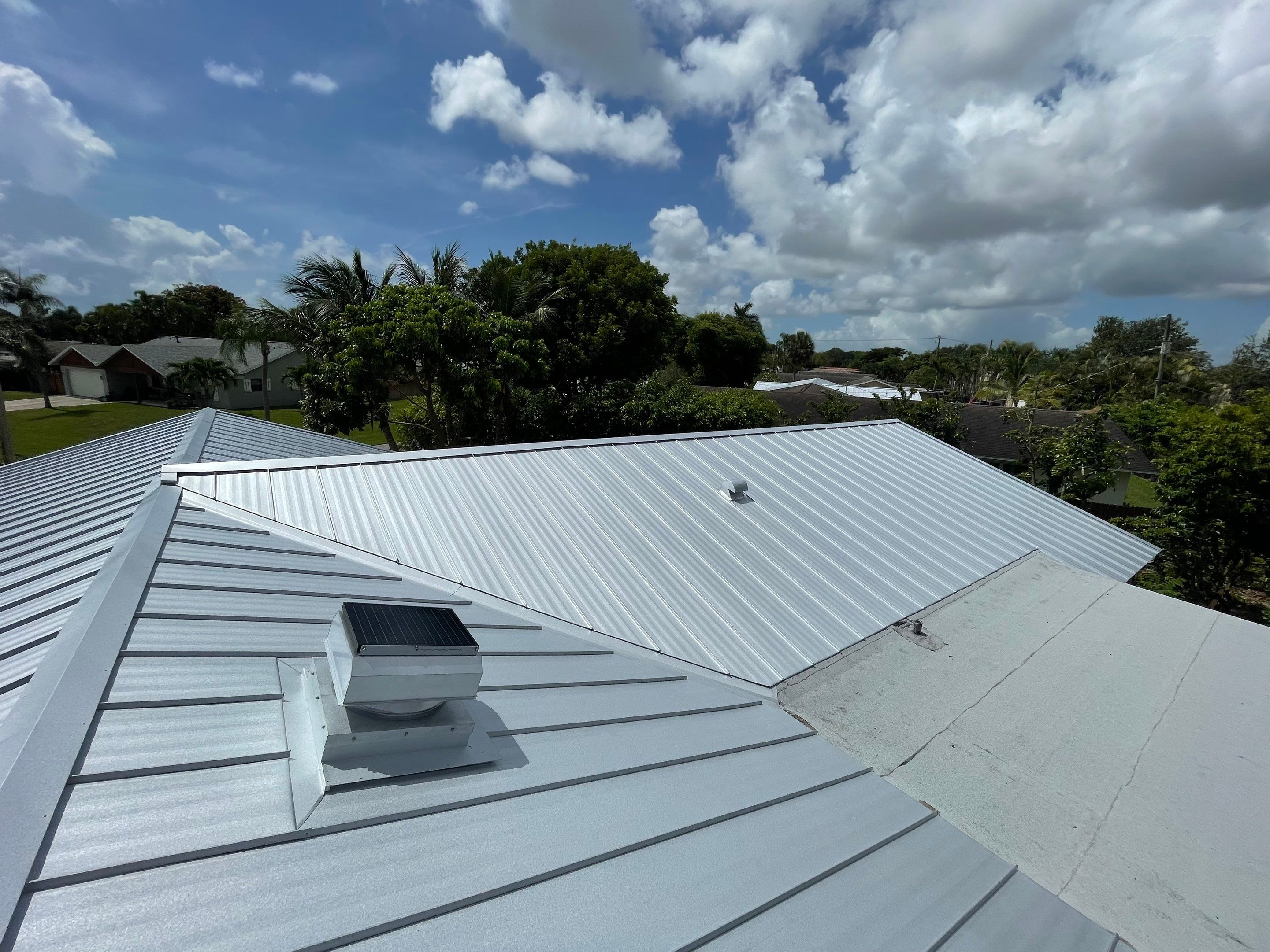 24ga 1" Nail-Strip Mill Finish by Total Roofing System The Metal Roof Experts