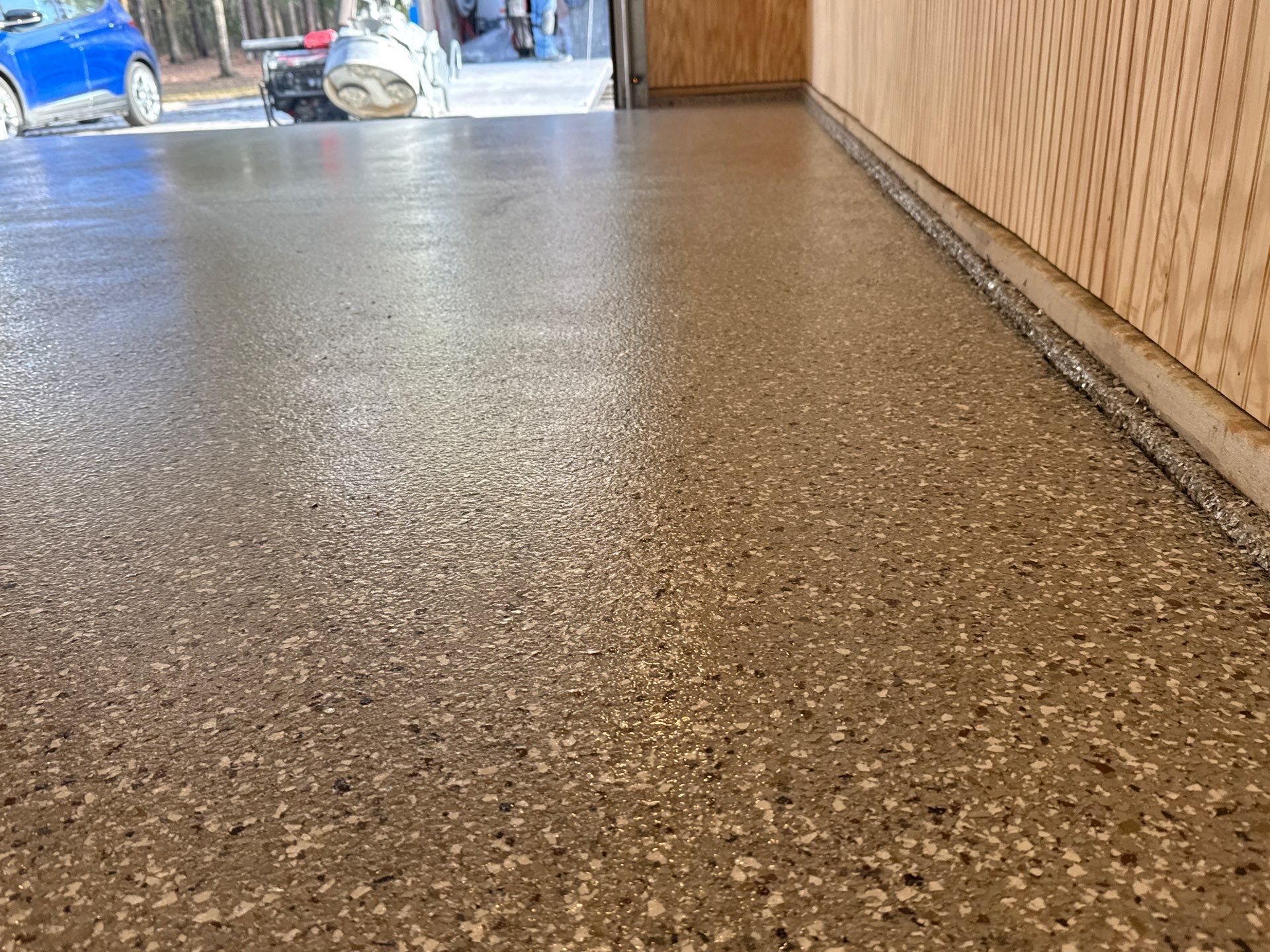 Garage in Pebble Beach by Cross Creek Concrete Coatings