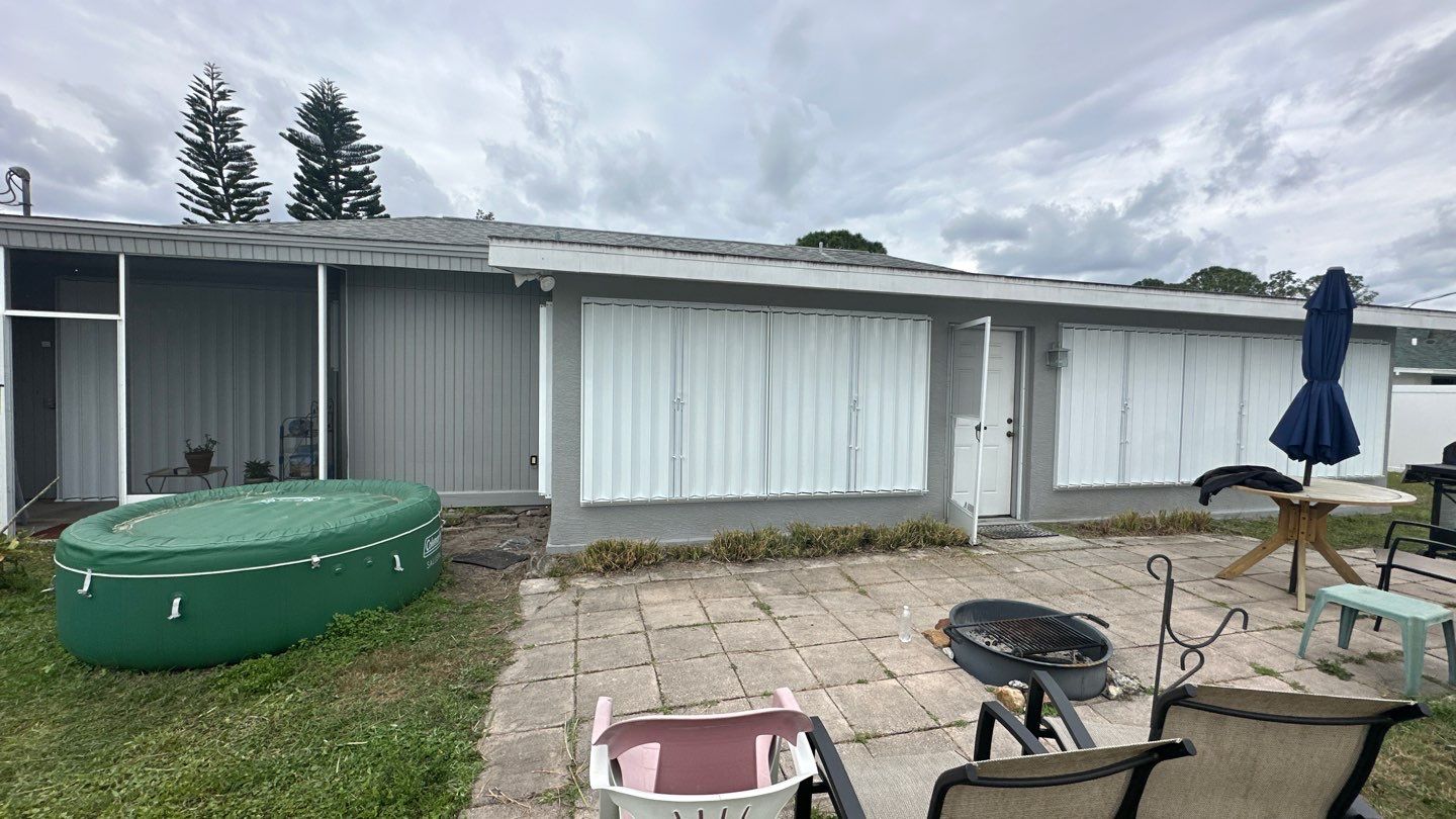 Hurricane Protection Using Accordions & Bahama Shutters by Smart Guard Shutters