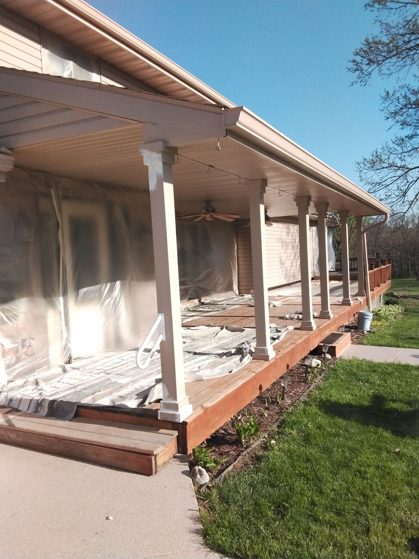 Residential Exterior Repaint Including Shop and Shed  by Midwest Paint LLC