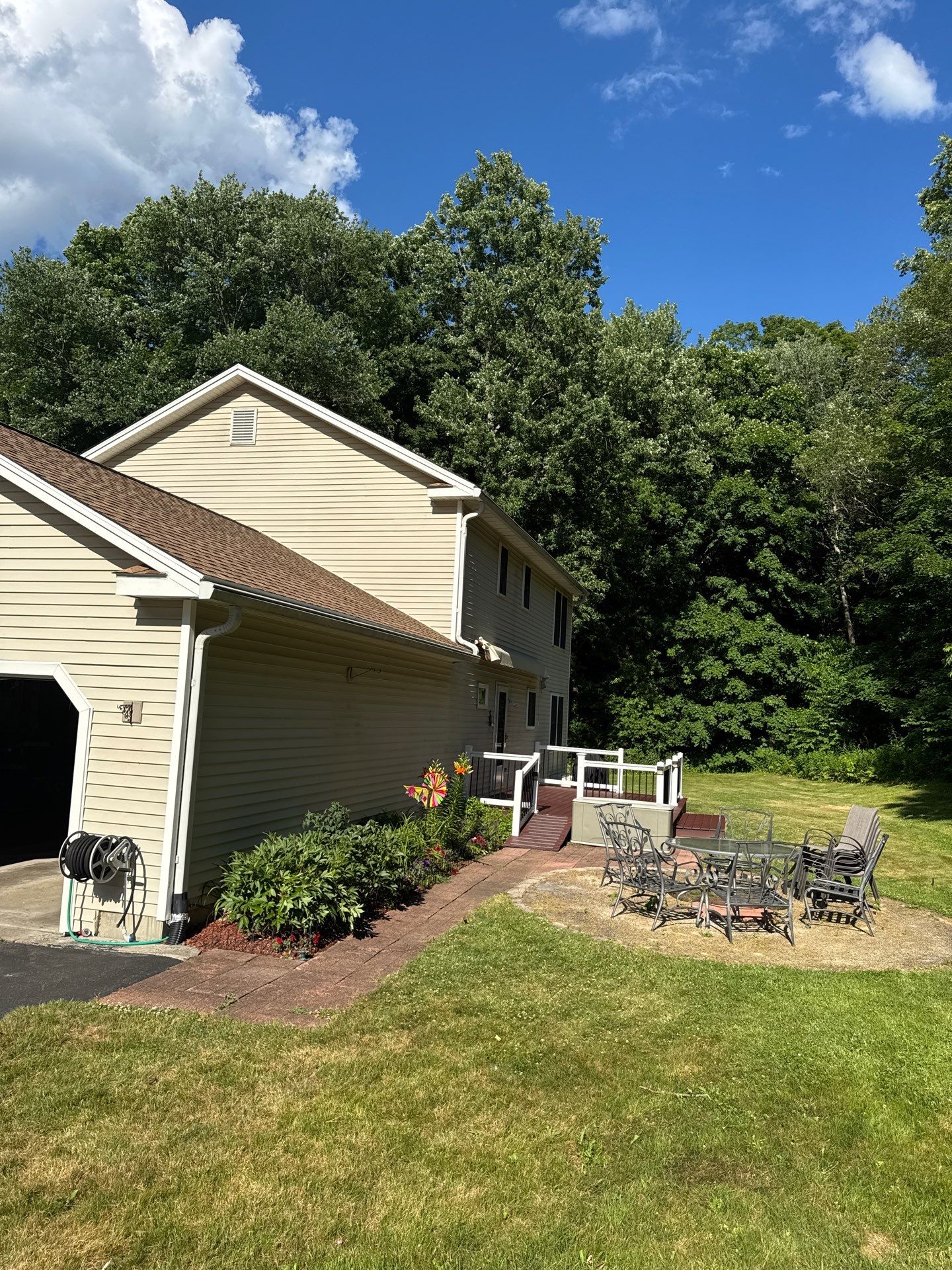 Brand new roof in Naugatuck, CT by DiGiorgi Roofing and Siding Inc