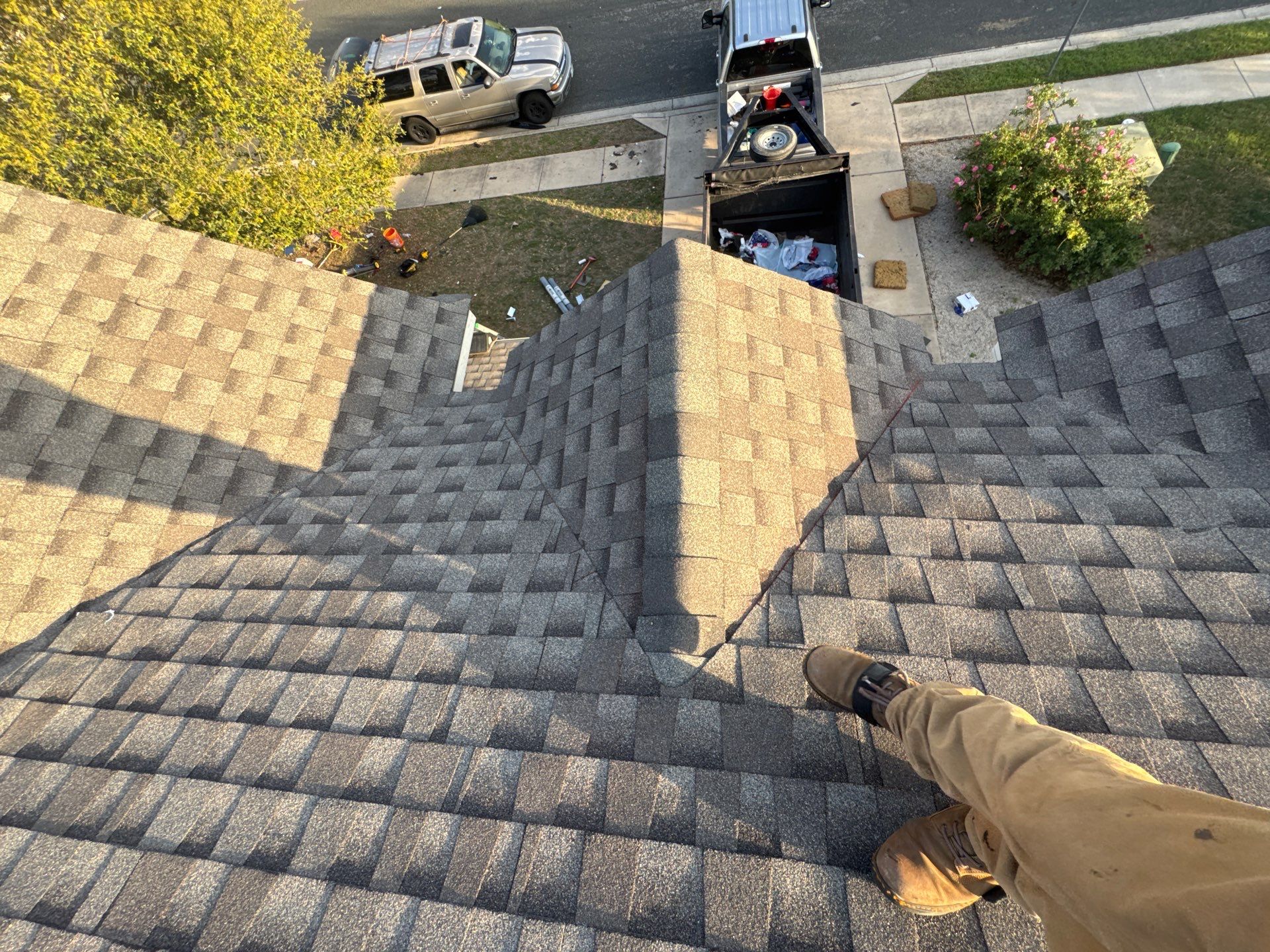 Residential Roof Replacement using GAF WEATHERED WOOD by Elite Roofing LLC