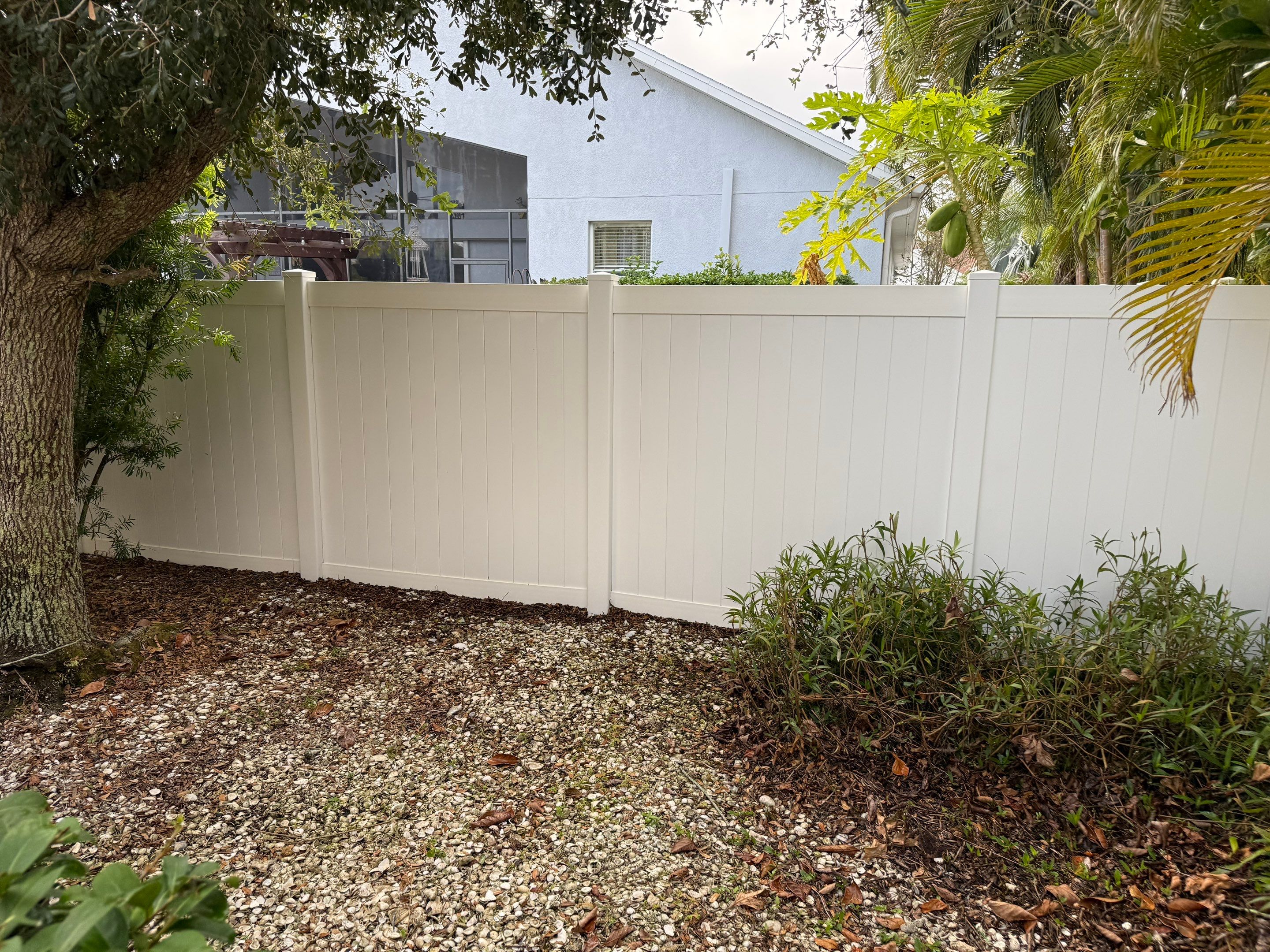 Patio, Vinyl Fence, & Partial House Wash in Creekside, Parrish, FL | Sunshine AquaWash by Sunshine AquaWash