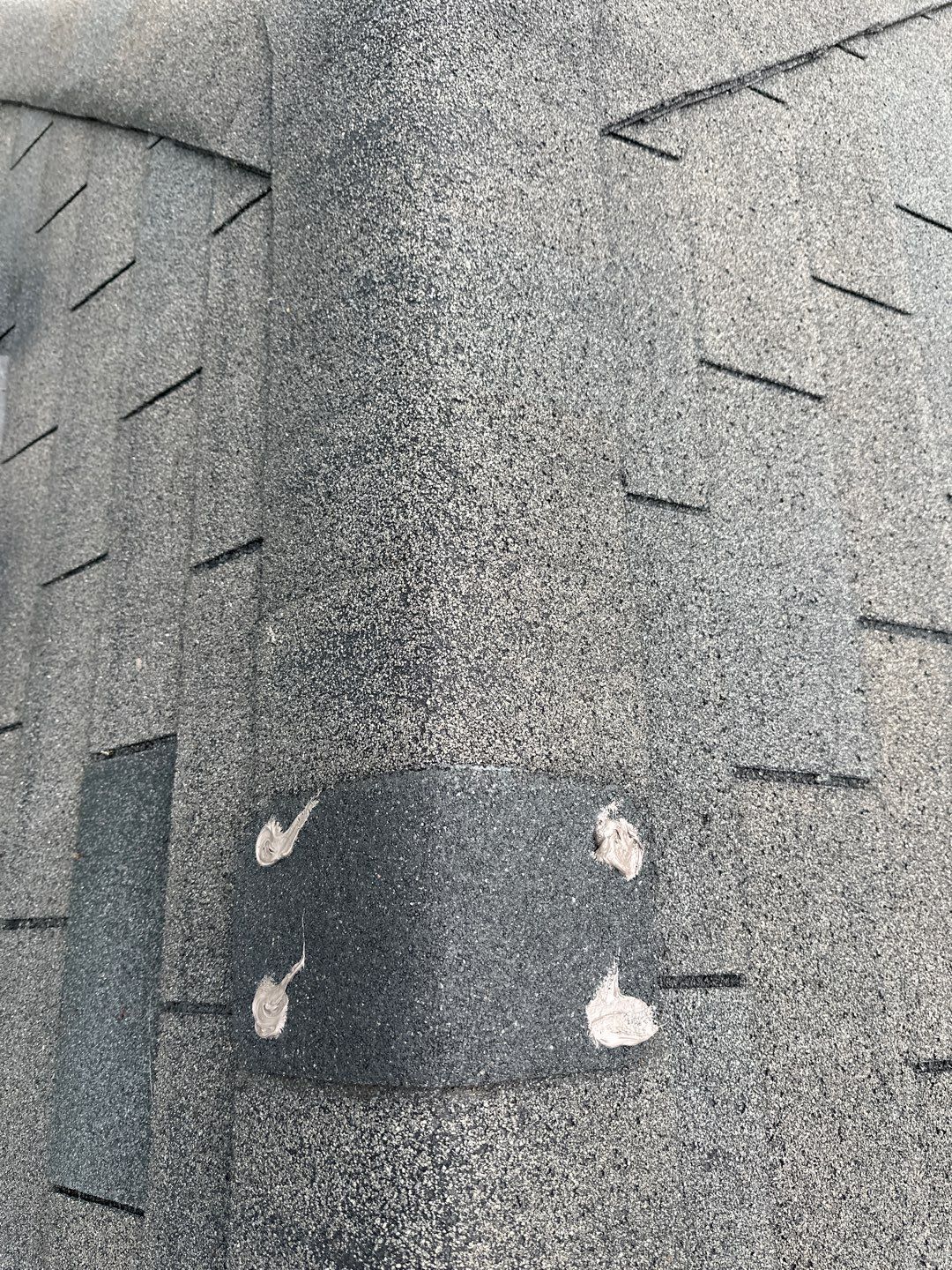 Hail Damage using Owen's Corning Duration (Lifetime) Shingles by Roof Repair Company