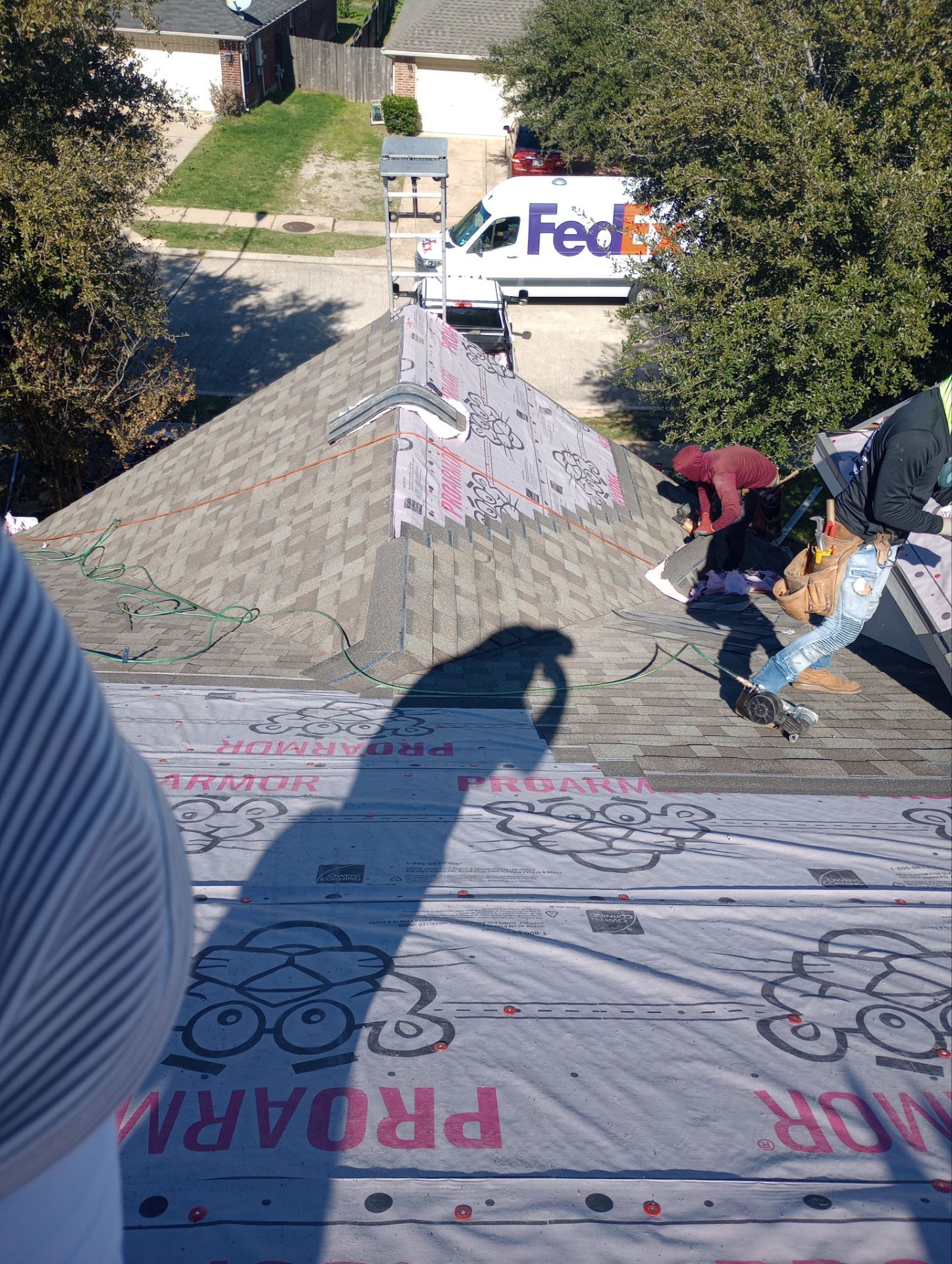 Residential Roofing Installation using Owen's Corning Duration (Lifetime) Shingles by Roof Repair Company