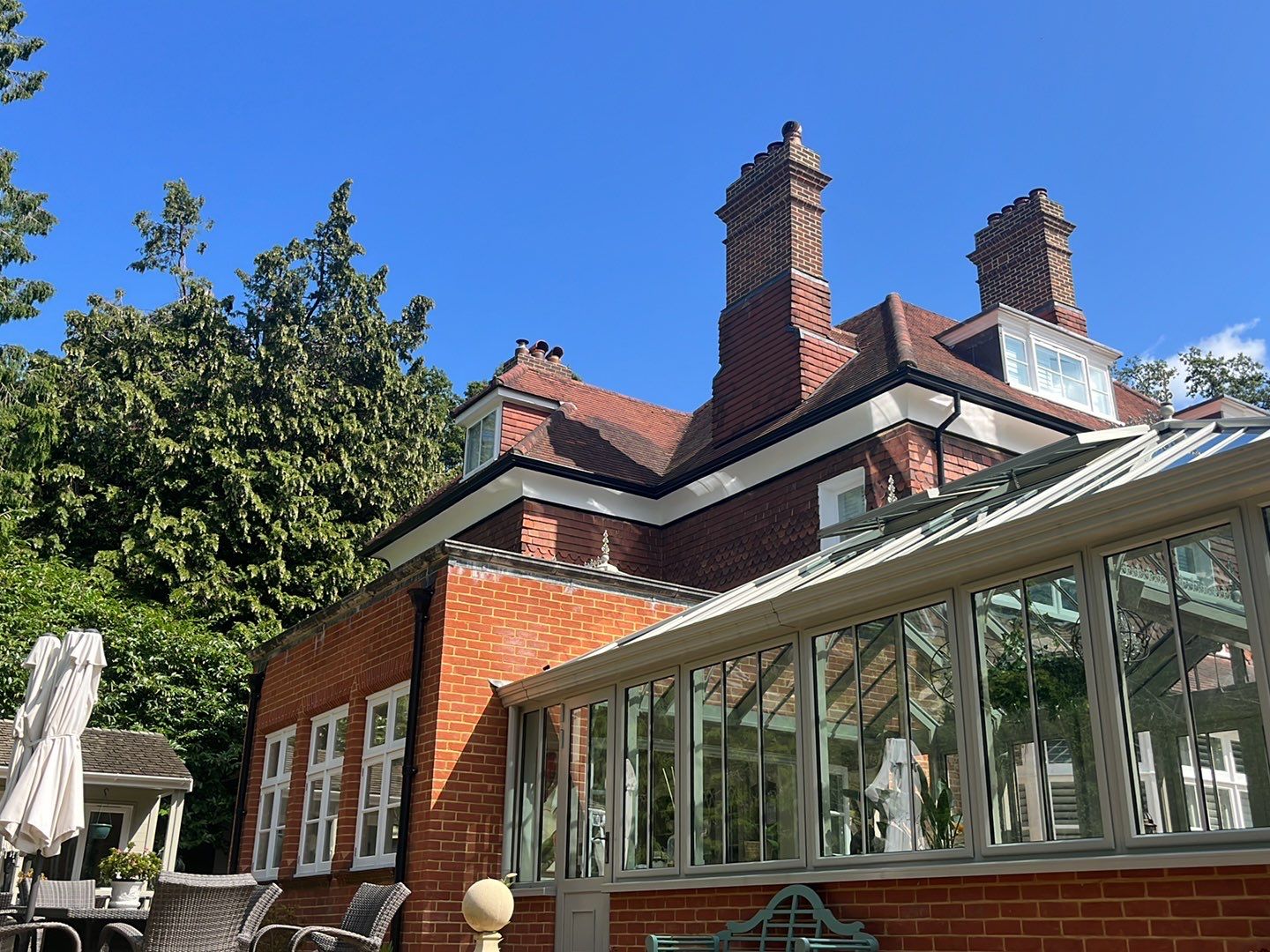 Exterior Clean - Roof - Pool  using Mosmatic FSC and Biocide by Ges Exterior Cleaning ltd