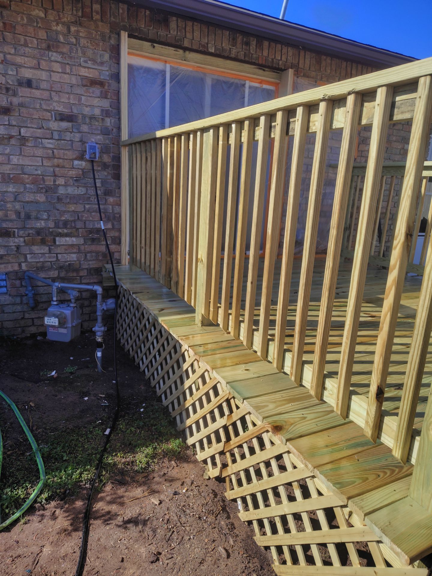 Deck And Sliding Glass Door Install by Clays Services Inc