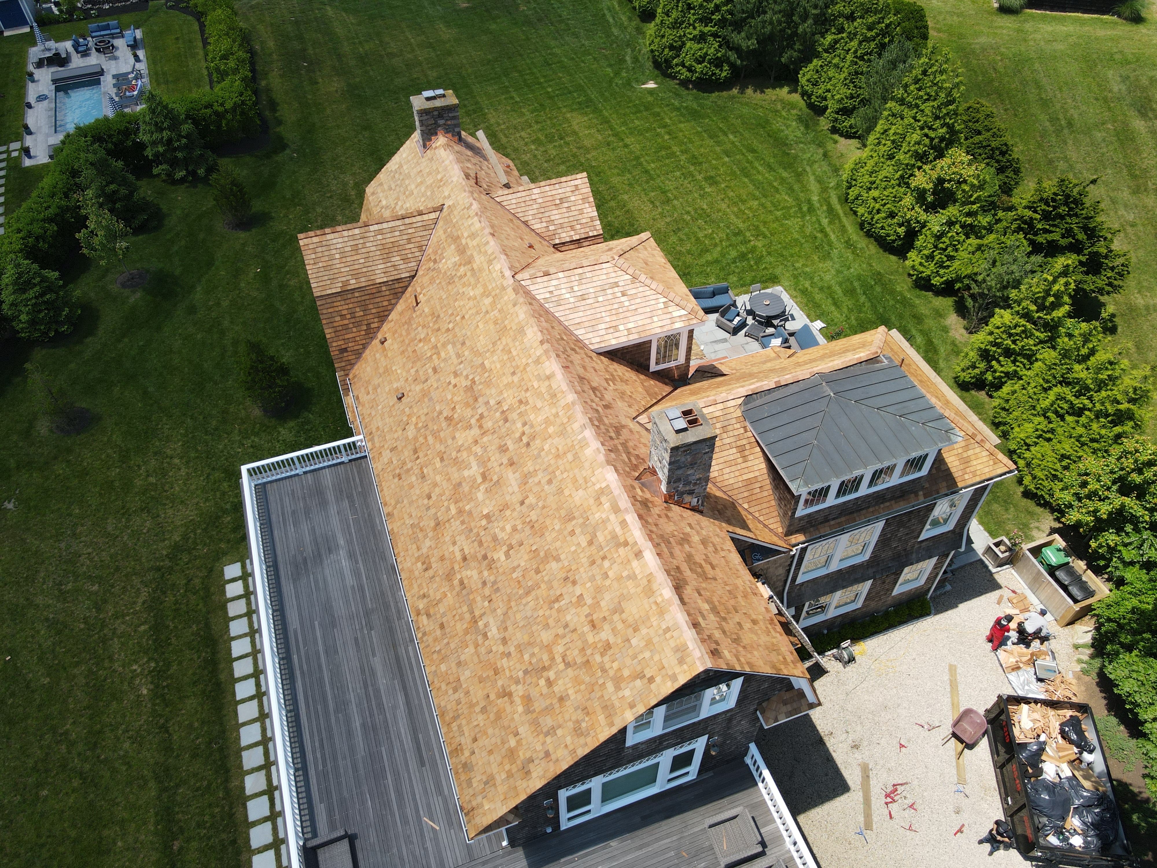 Narragansett,RI Cedar Roof Replacement by Rinaldi Roofing 